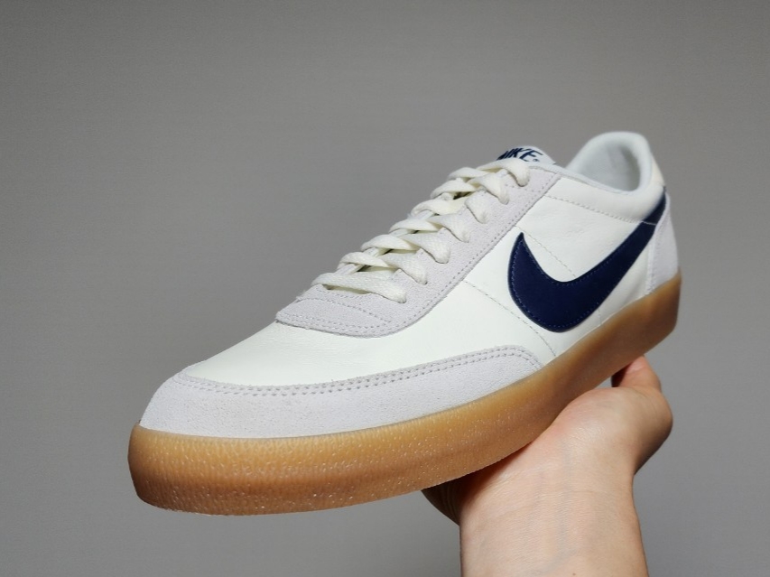 Nike x J.Crew Killshot 2 Sail Midnight Navy 착용 스타일