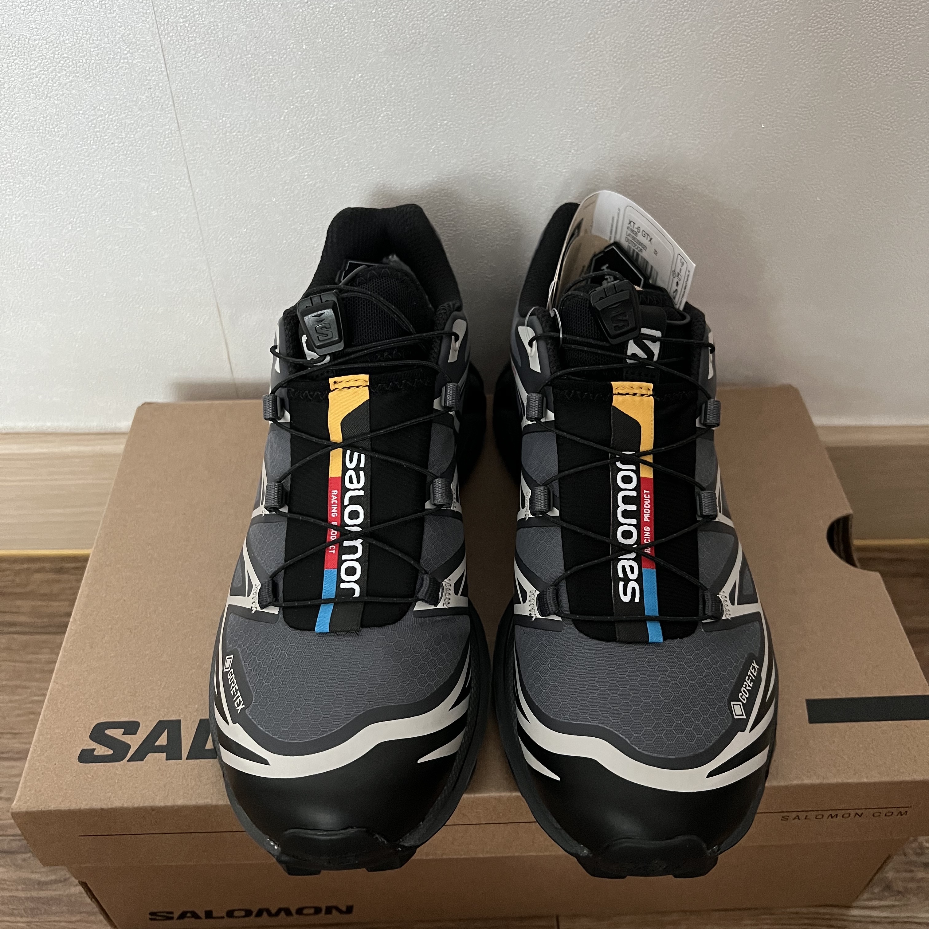 Salomon XT-6 Gore-Tex Black Ebony 착용 스타일 - 2