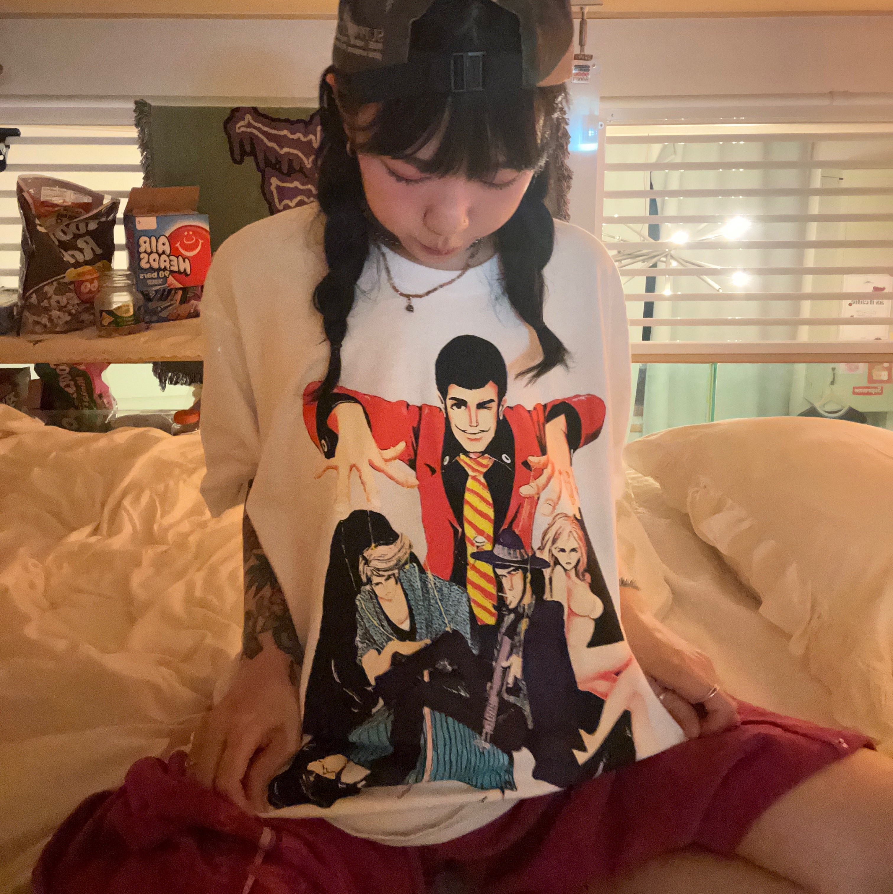 Supreme x Undercover Lupin T-Shirt White - 23SS 착용 스타일 - 3