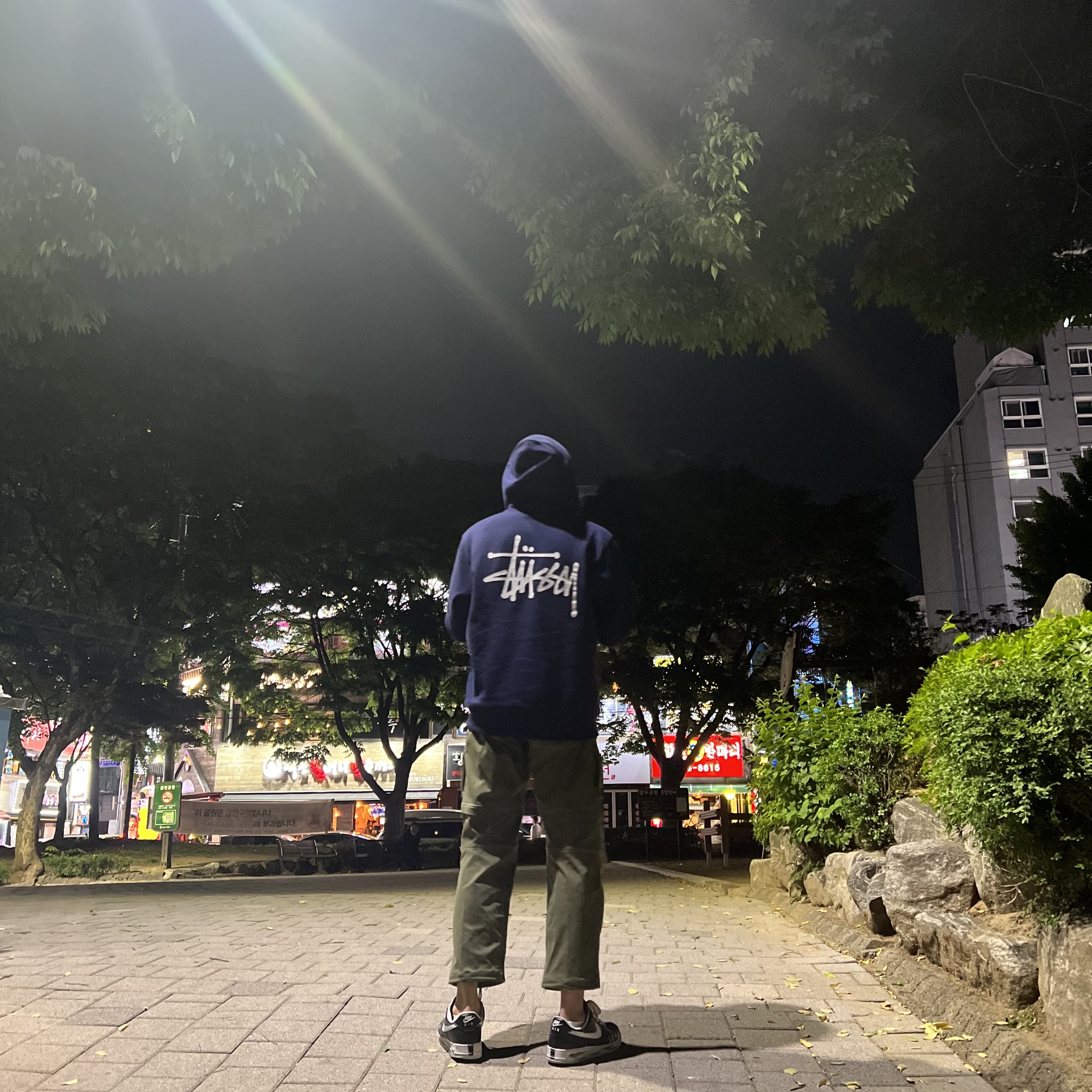 Nike ACG Smith Summit Cargo Pants Medium Olive - Asia, Stussy Basic Stussy Zip Hoodie Navy 2022 착용 스타일