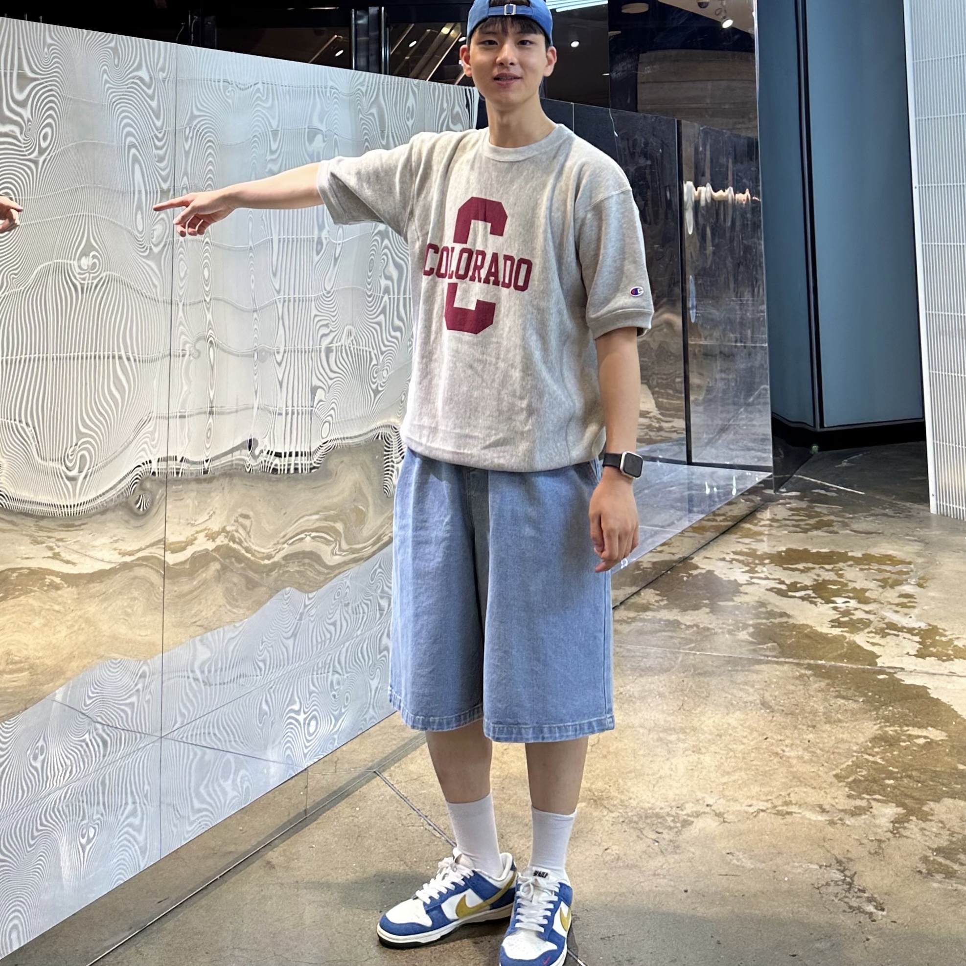 Nike x Kasina Dunk Low 80's Bus 착용 스타일
