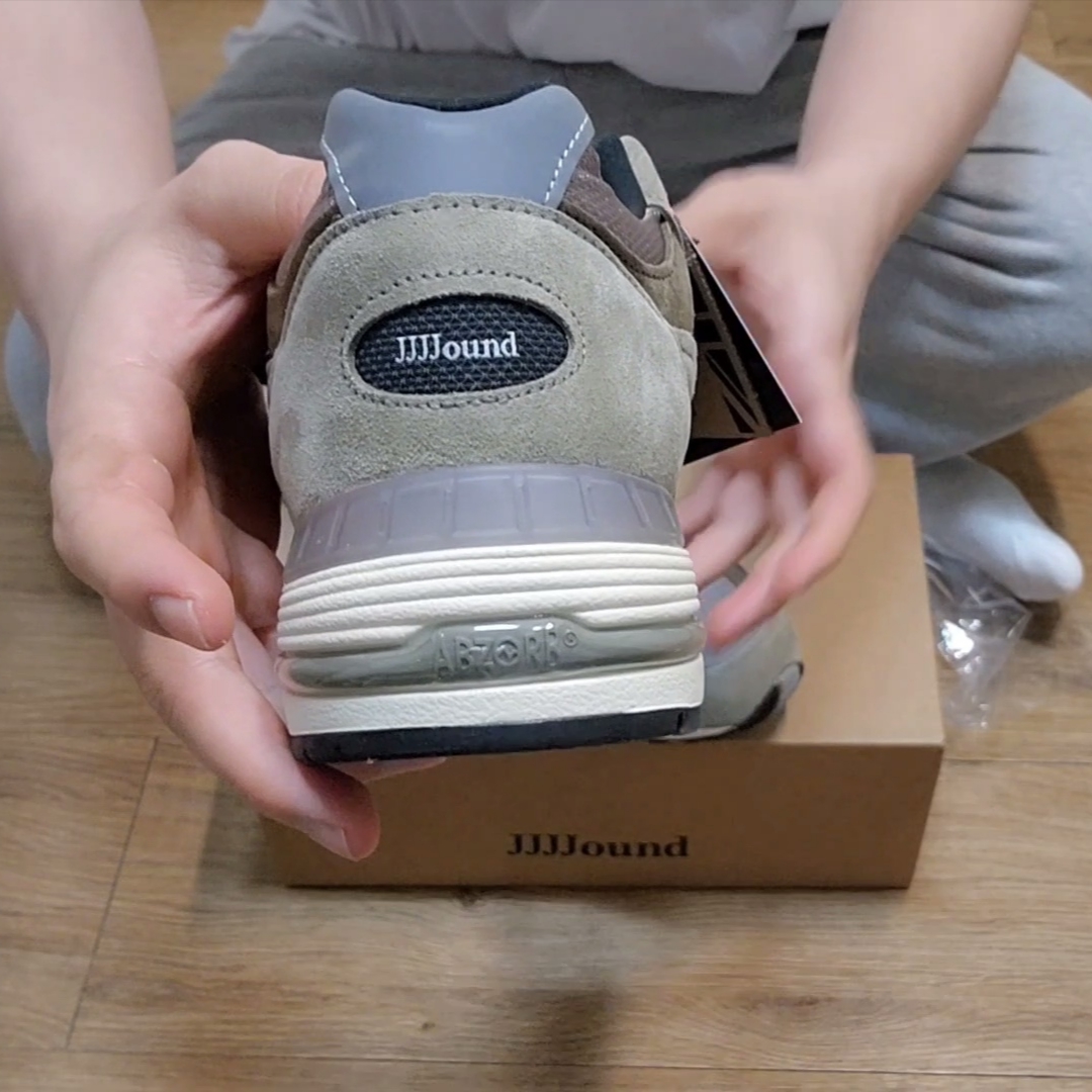 New Balance x JJJJound 991 Made in UK Grey 착용 스타일 - 2