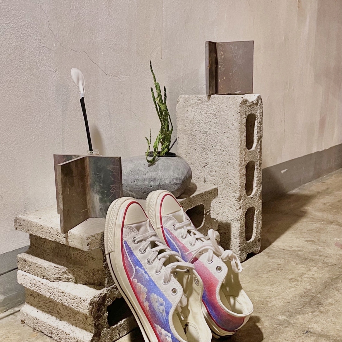 Converse Chuck 70 Ox White - Standard 착용 스타일