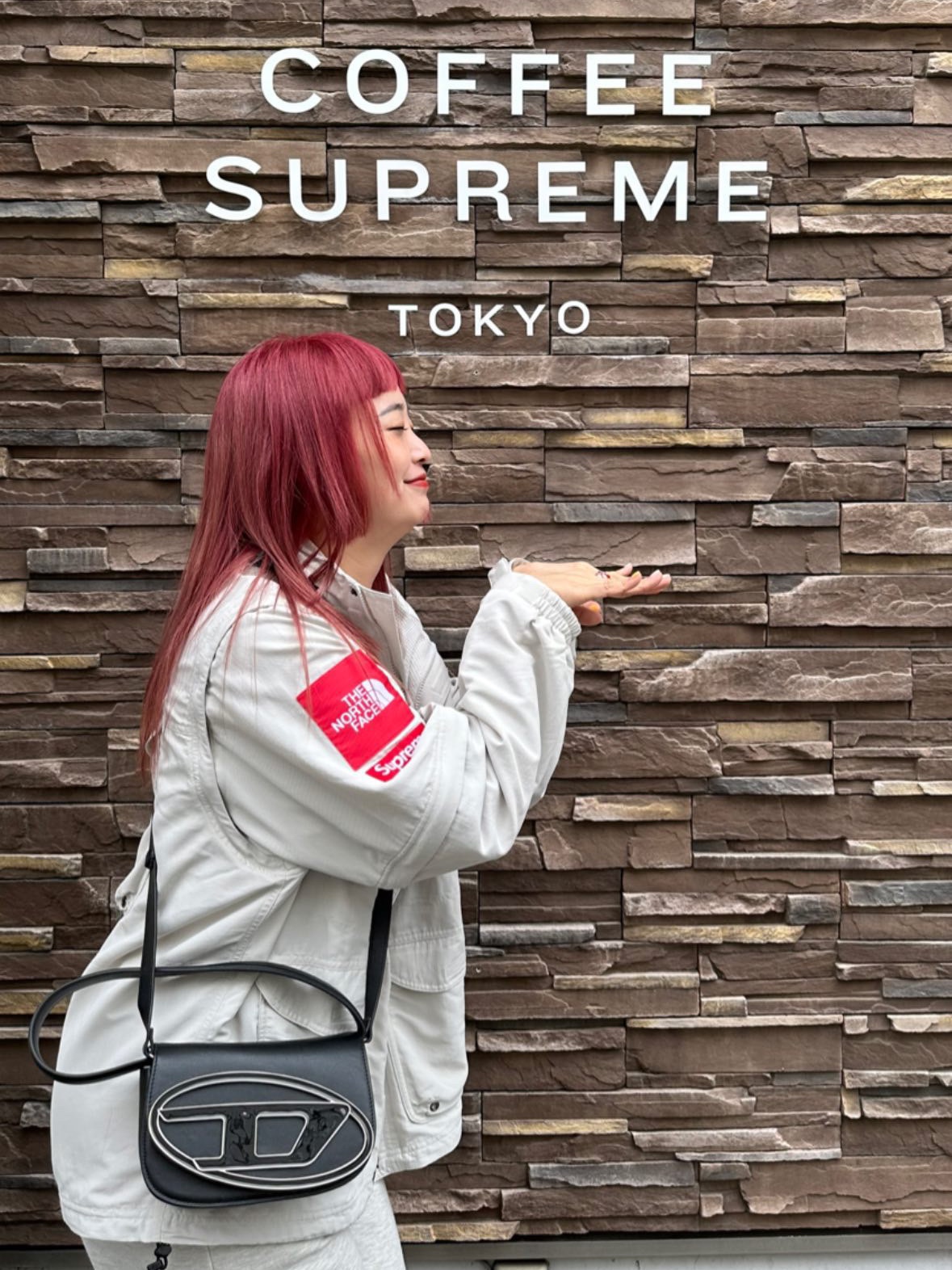 Supreme x The North Face Trekking Convertible Jacket Stone - 22SS, Jordan 1 x Travis Scott Retro Low OG SP Sail and Ridgerock 착용 스타일 - 4