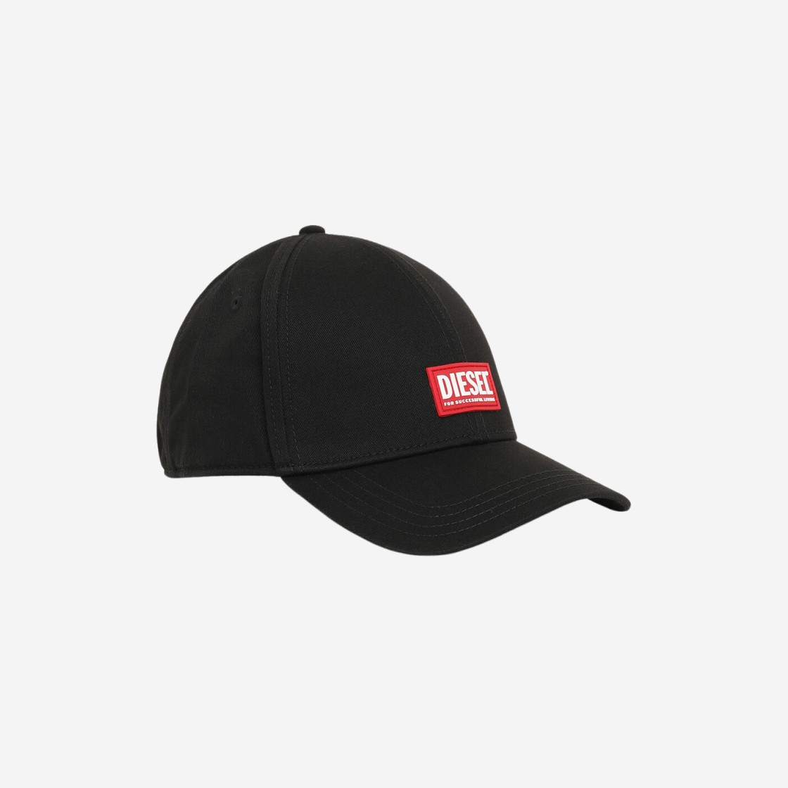 Diesel Corry-Gum Baseball Cap Black Red 상세 이미지 1