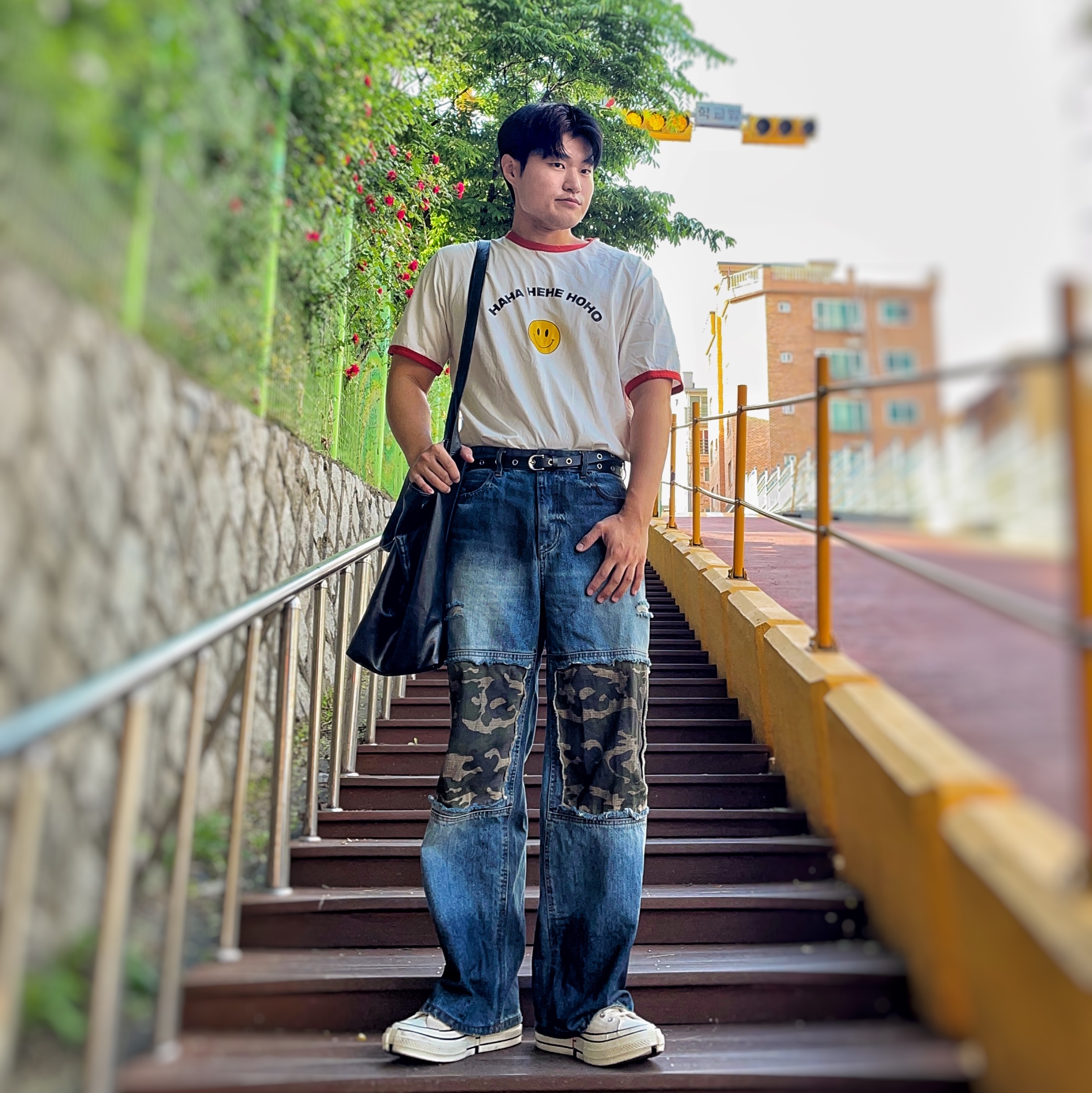 Converse x Feng Chen Wang Chuck 70 2-in-1 Persimmon Orange 착용 스타일