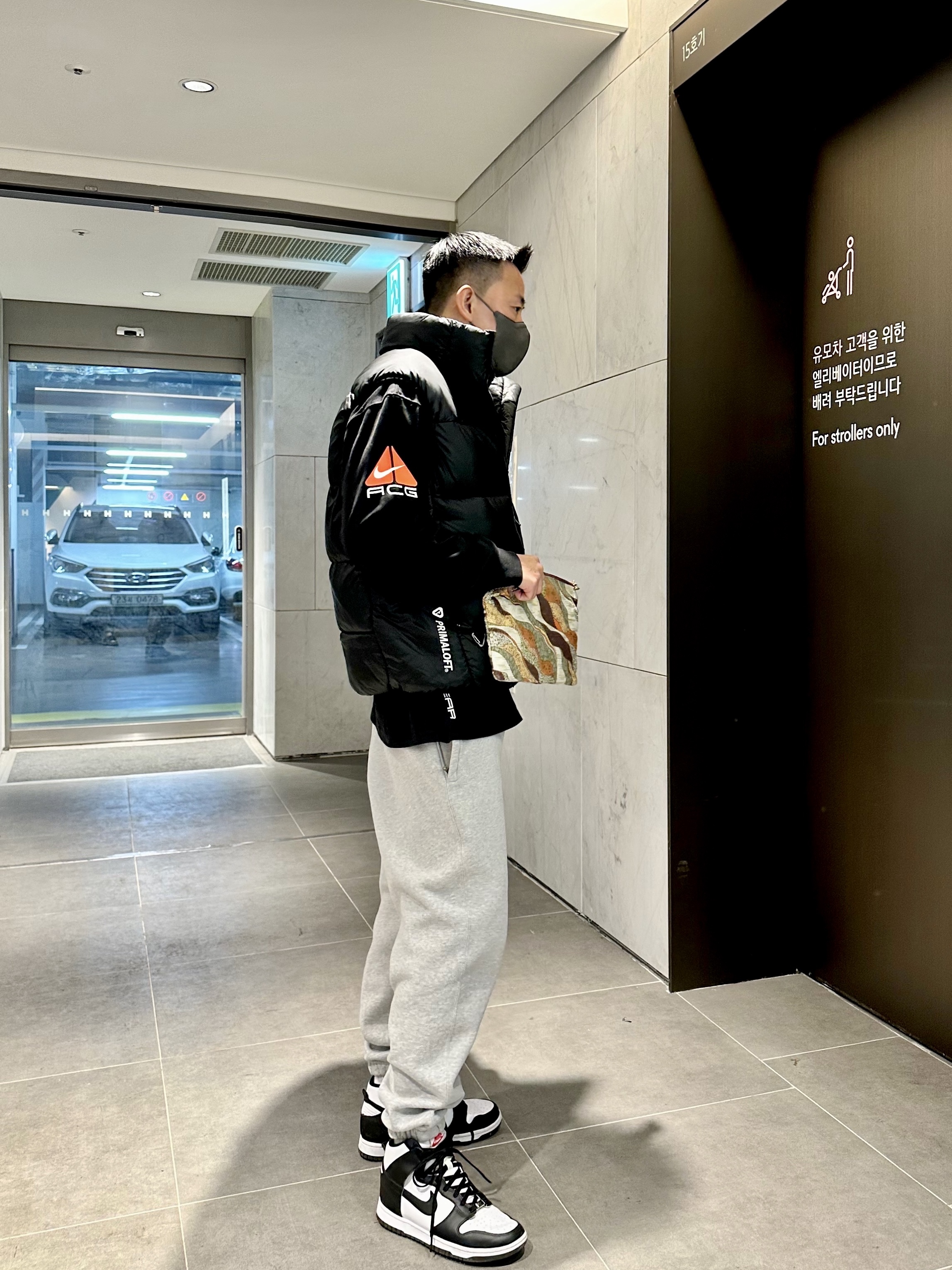 나이키 ACG 써마핏 ADV 루나 레이크 퍼퍼 베스트 블랙 - 아시아, 나이키 NRG ACG 시즈널 렁스 롱슬리브 티셔츠 블랙 - 아시아 착용 스타일