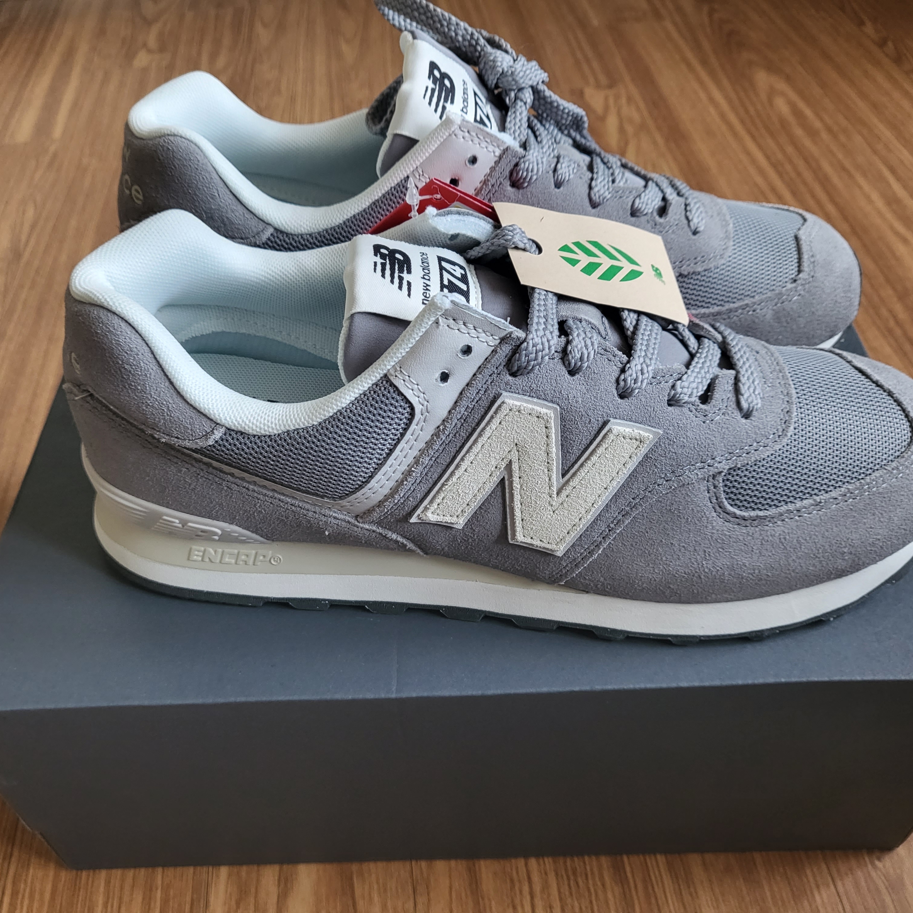 New Balance 574 Classics Reimagined Gray 착용 스타일