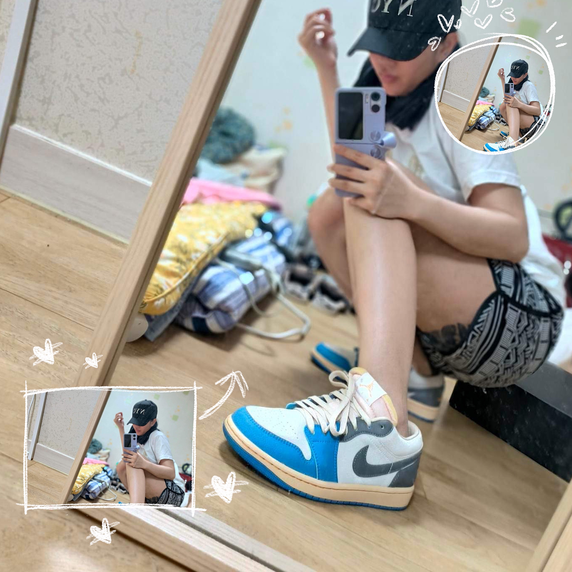 Jordan 1 Low SE Tokyo 96 착용 스타일