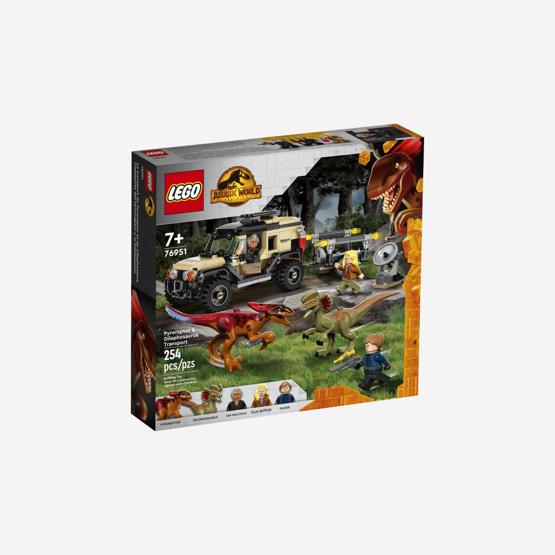 레고 쥬라기 월드 파이로랩터와 딜로포사우루스 수송(Lego Jurrasic World Pyroraptor & Dilophosaurus Transport) - 2