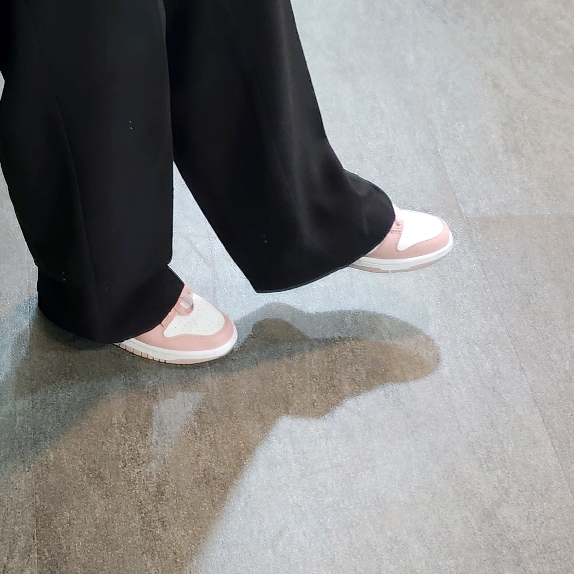 (GS) Nike Dunk Low Pink Velvet 착용 스타일