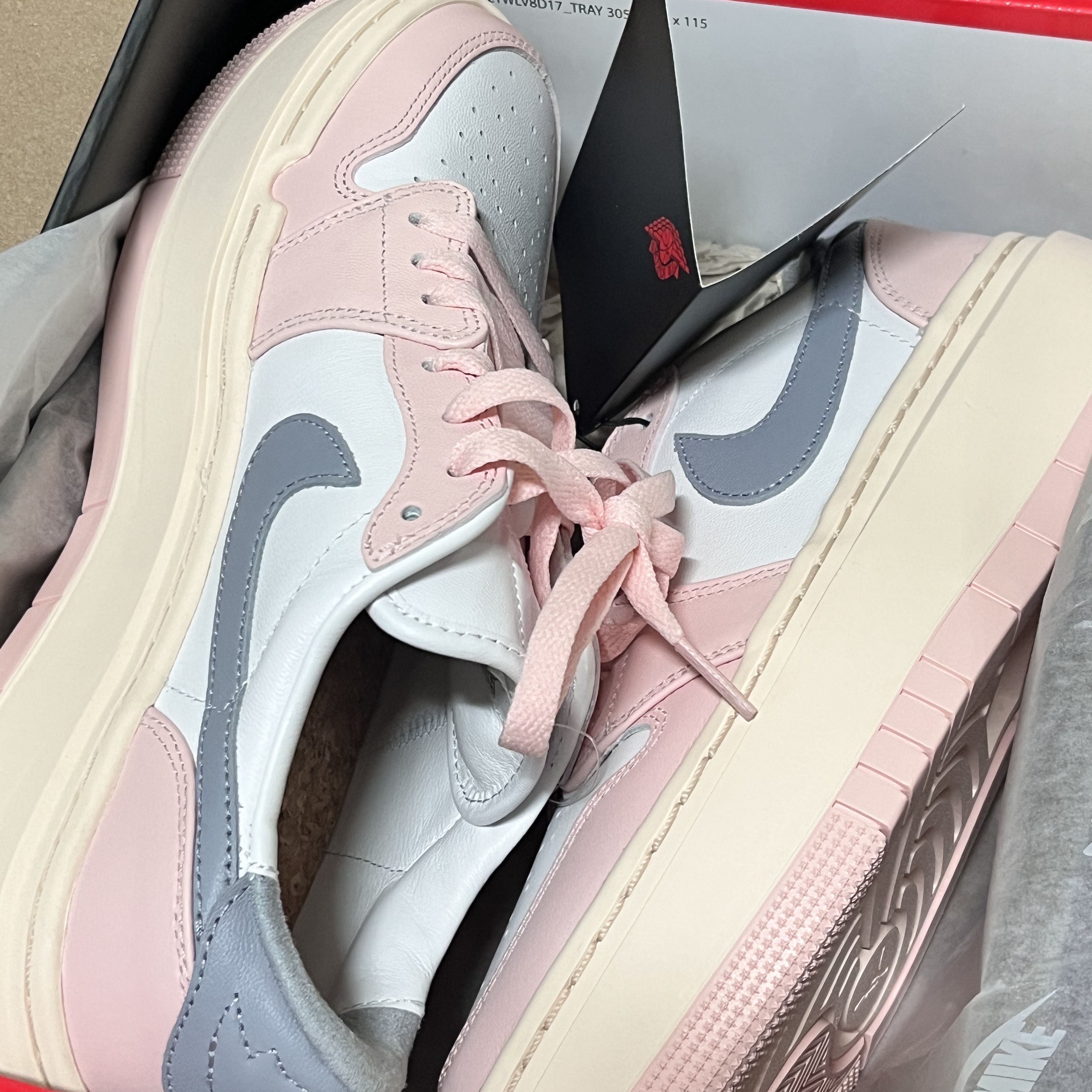 (W) Jordan 1 Elevate Low Atmosphere 착용 스타일
