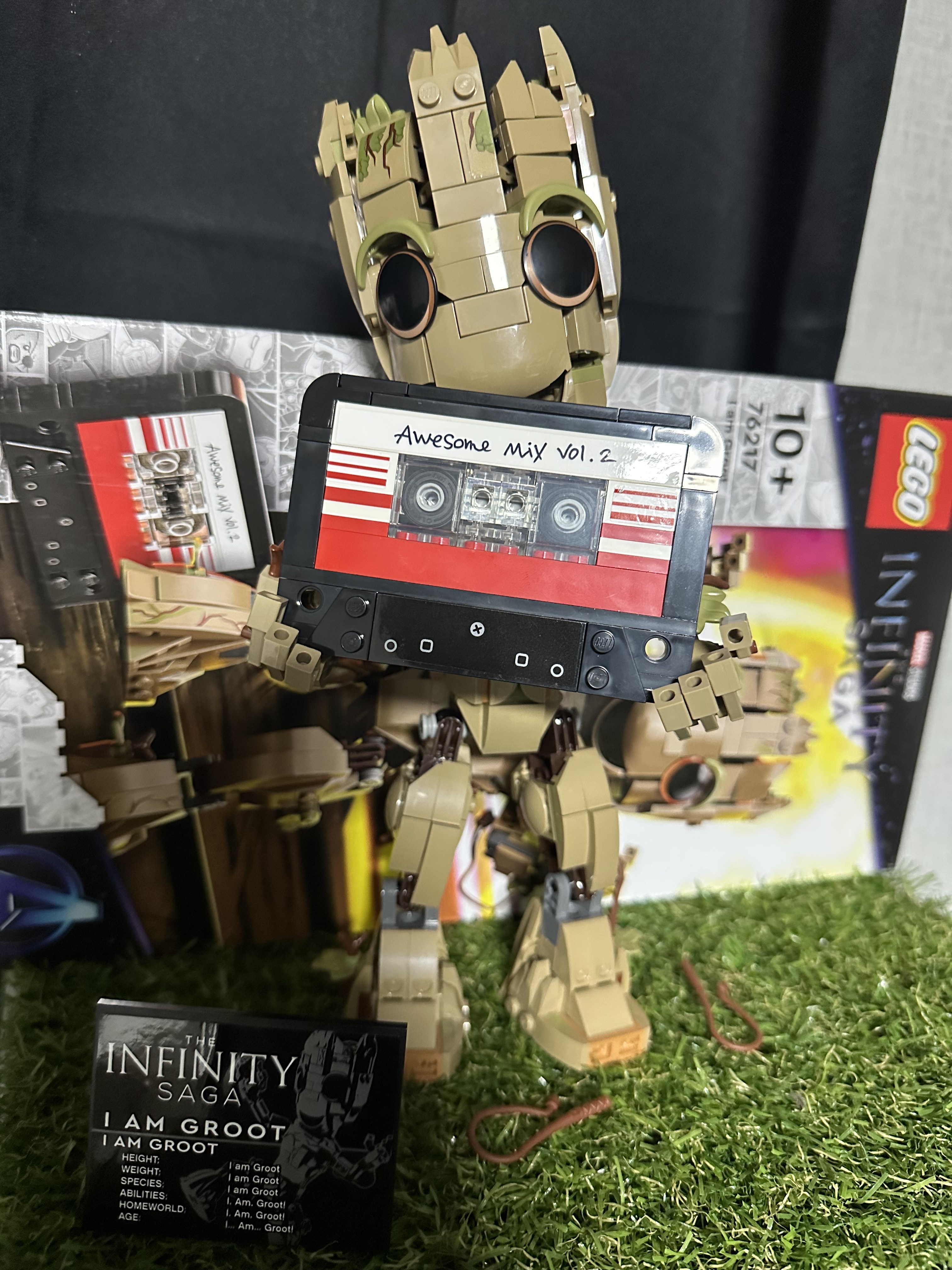 Lego Marvel I Am Groot 착용 스타일