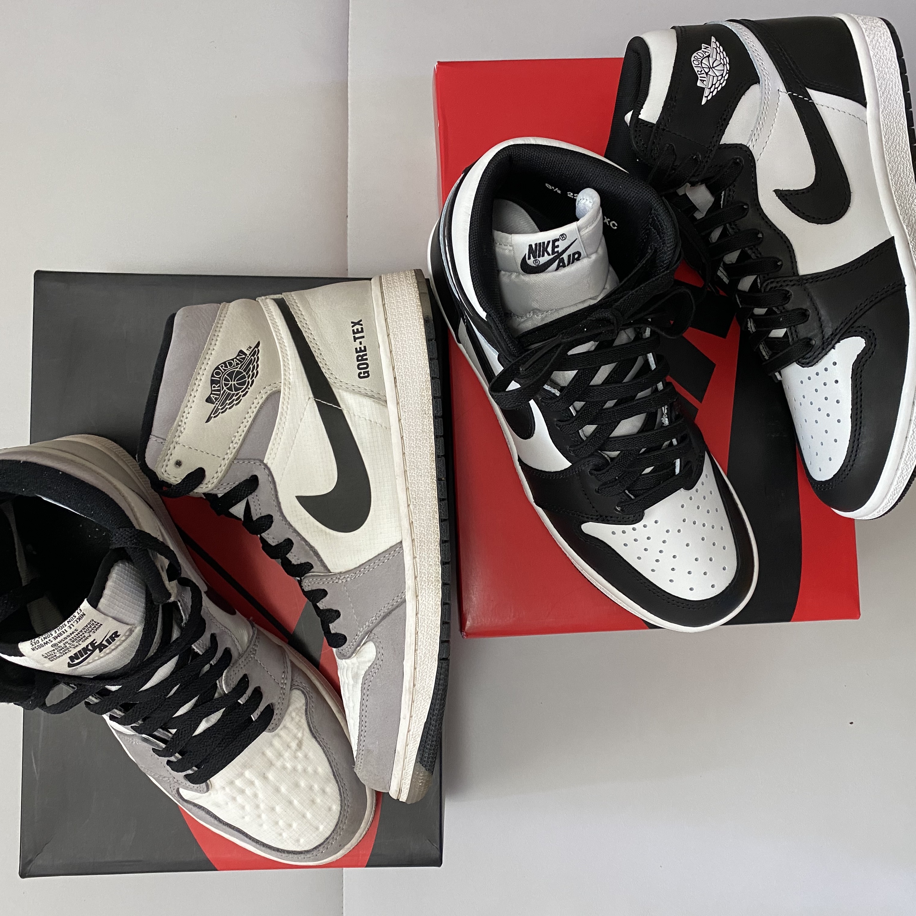 Jordan 1 High 85 Black White, Jordan 1 Element Gore-Tex Sail 착용 스타일