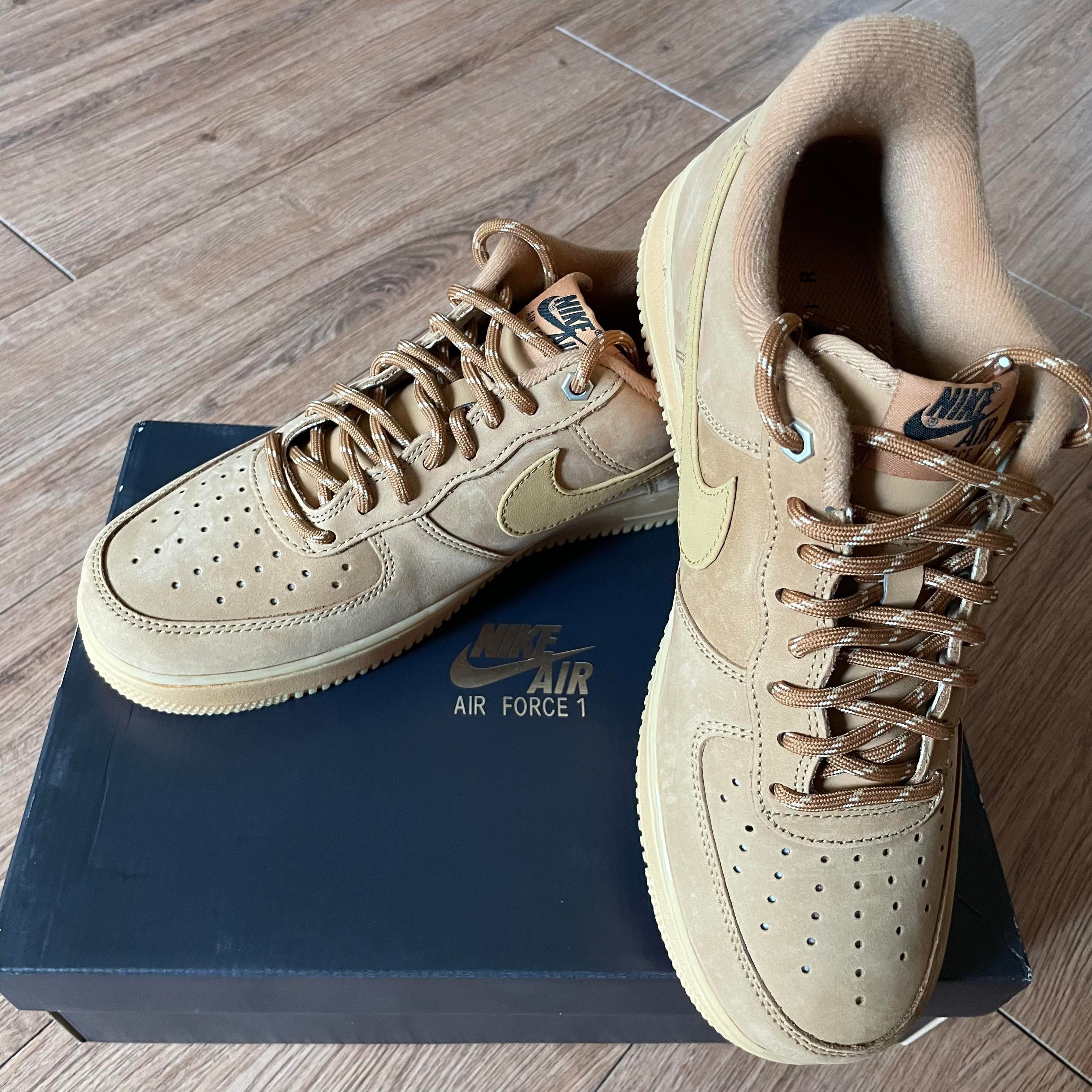 Nike Air Force 1 '07 WB Flax 착용 스타일 - 1