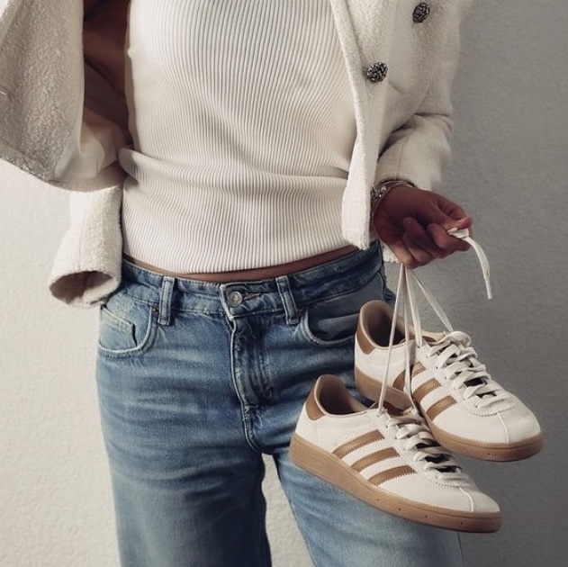 Adidas City Series Munchen Cream White Mesa 착용 스타일