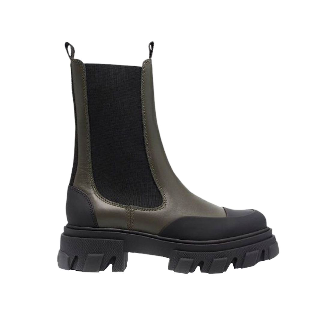 S1904-861 Ganni Mid Chelsea Boots Kalamata