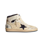 Golden Goose Sky Star Sneakers Cream White Dark Blue