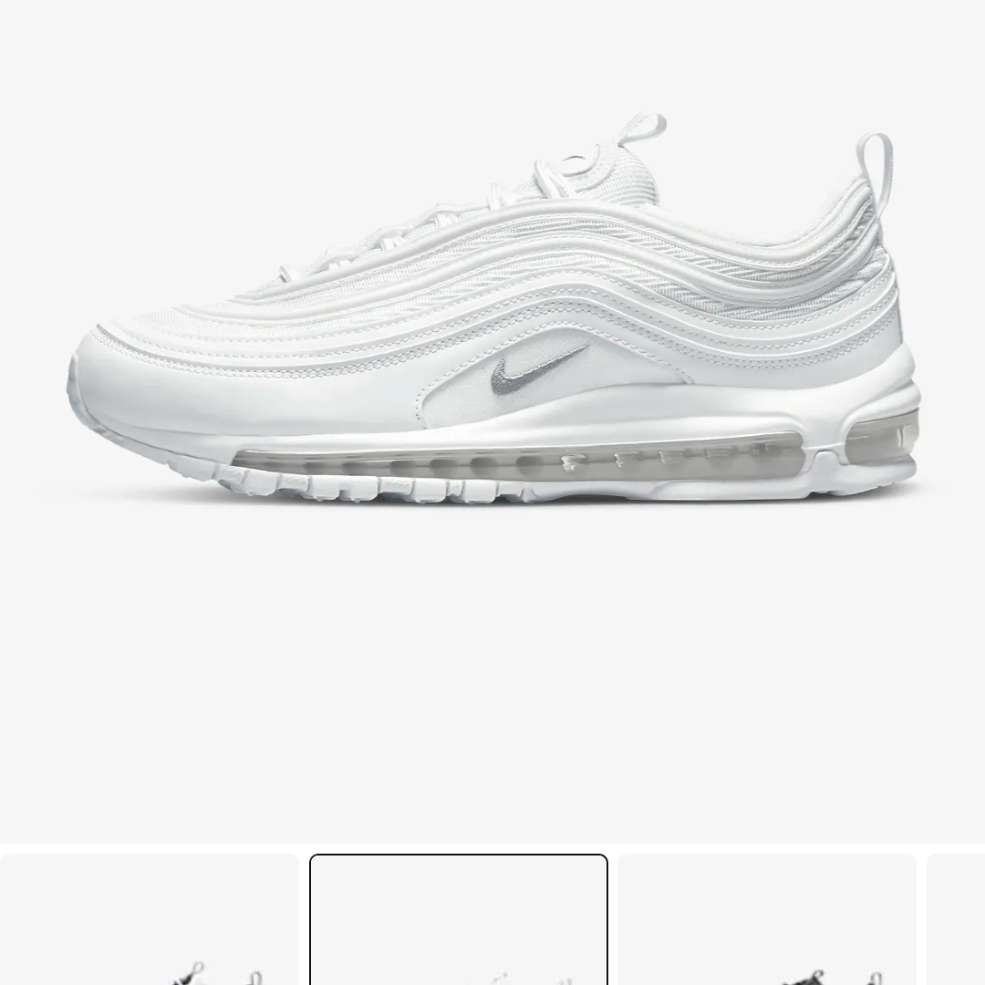Nike Air Max 97 Triple White Wolf Grey 착용 스타일