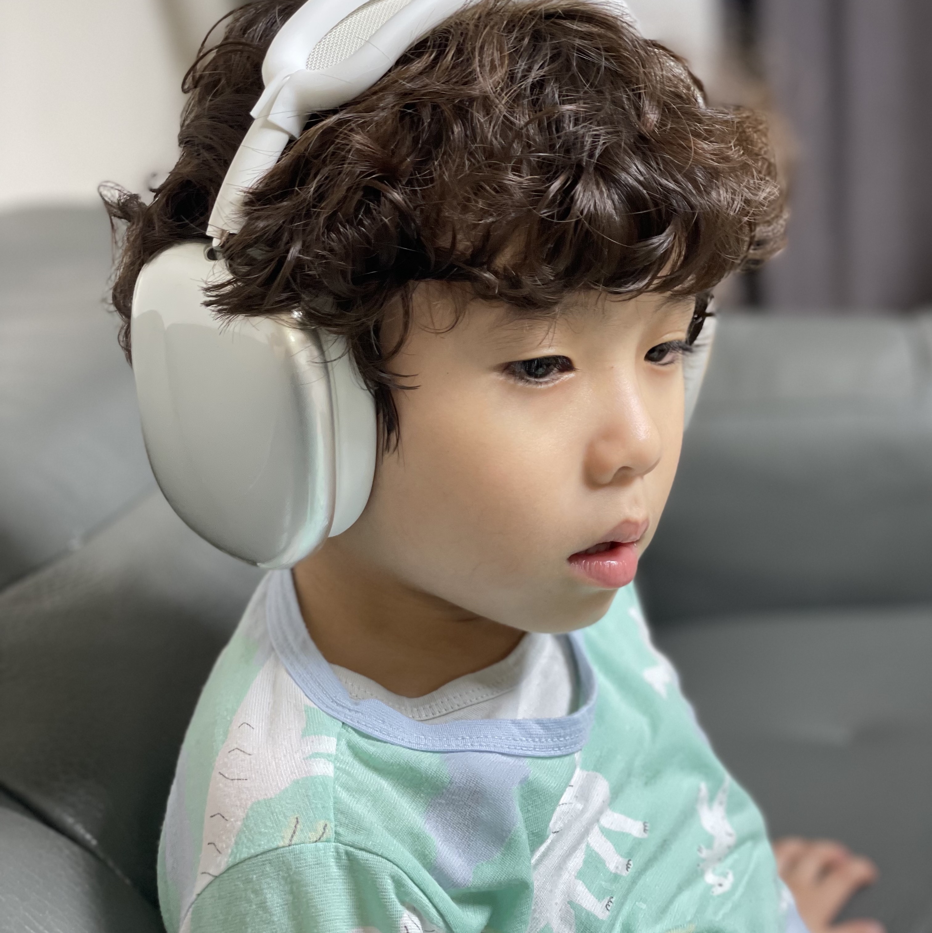 Apple AirPods Max Lightning Silver (Korean Ver.) 착용 스타일 - 2