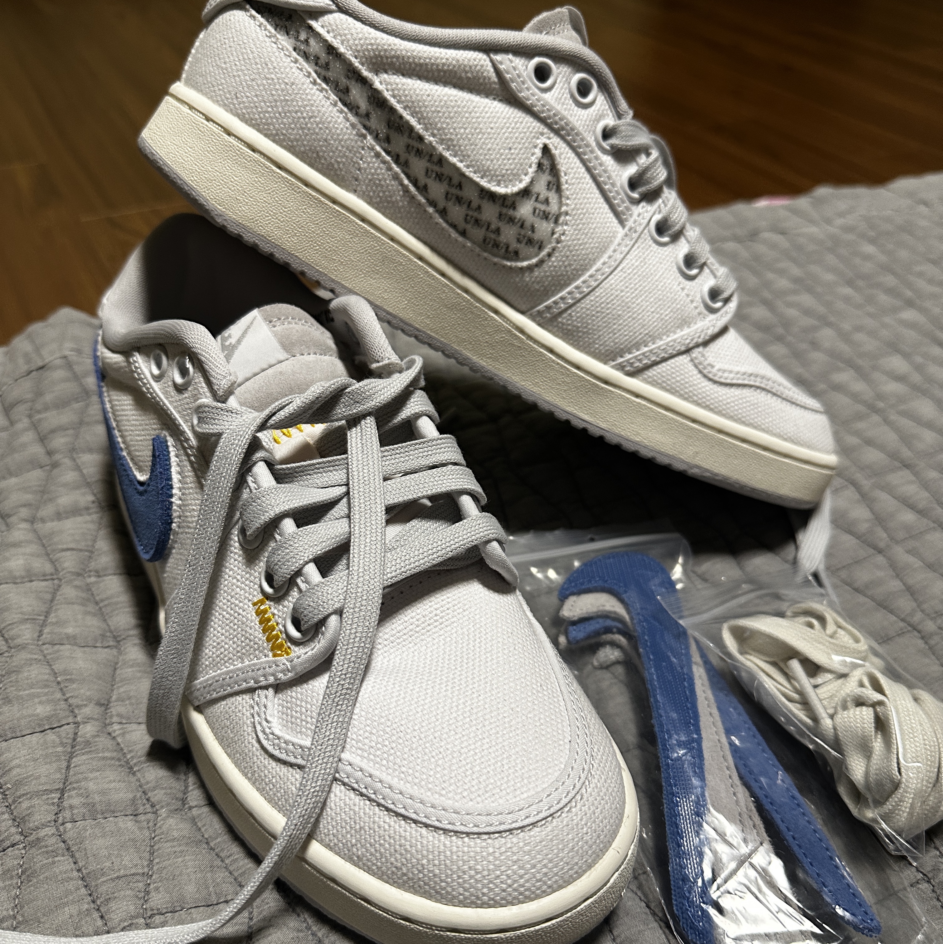 Jordan 1 x Union KO Low White 착용 스타일