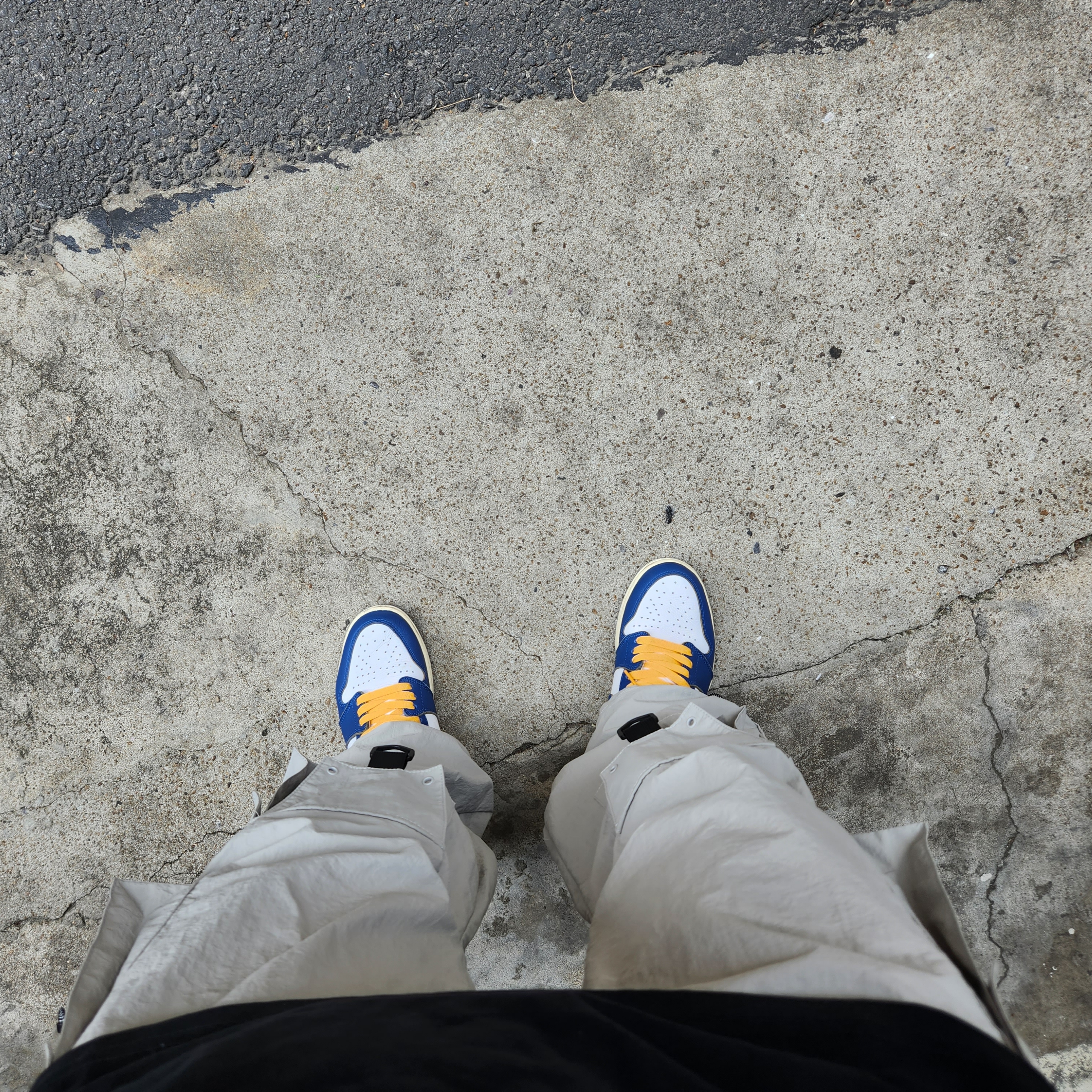Jordan 1 x Union Retro High Blue Toe 착용 스타일