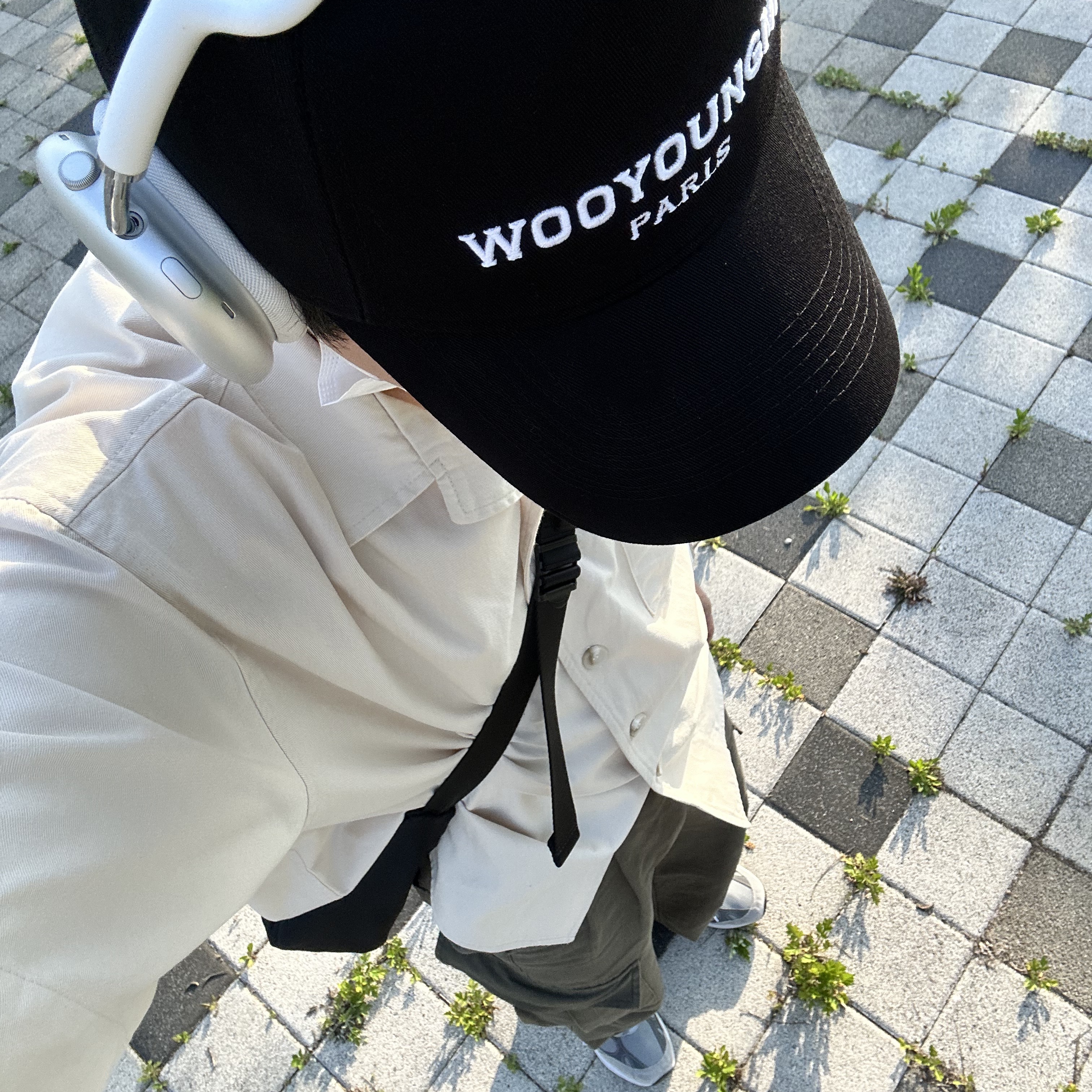 Wooyoungmi Embroidered Ball Cap Black - 23SS, New Balance 993 Made in USA Grey - D Standard 착용 스타일