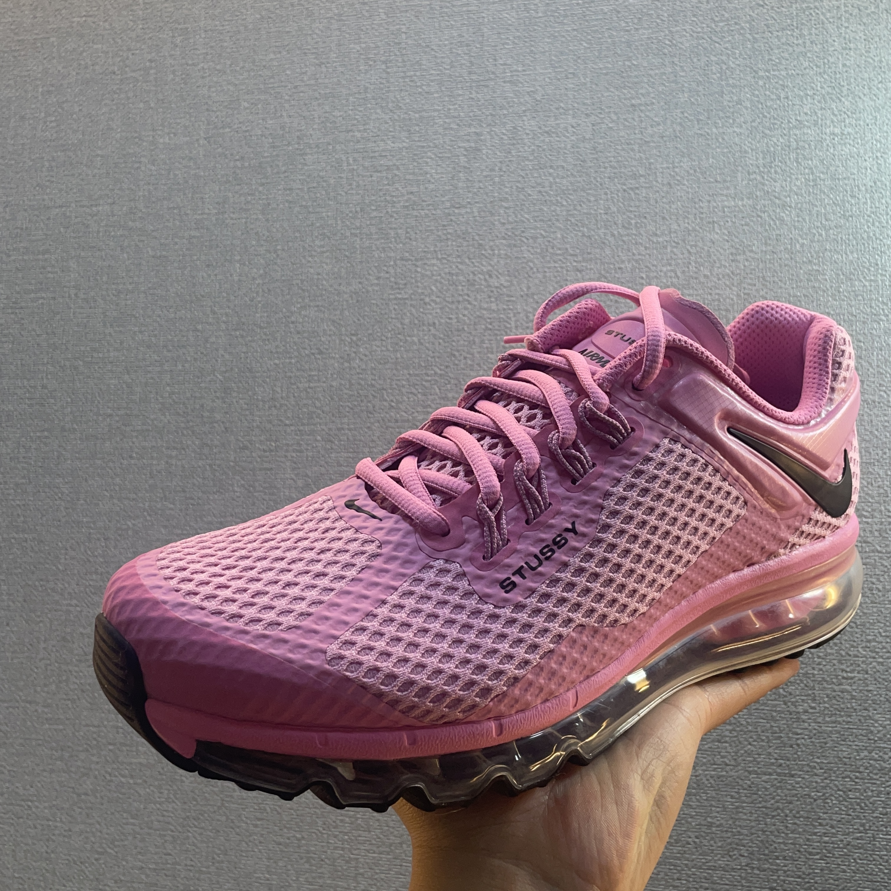 Nike x Stussy Air Max 2013 Psychic Pink 착용 스타일 - 1
