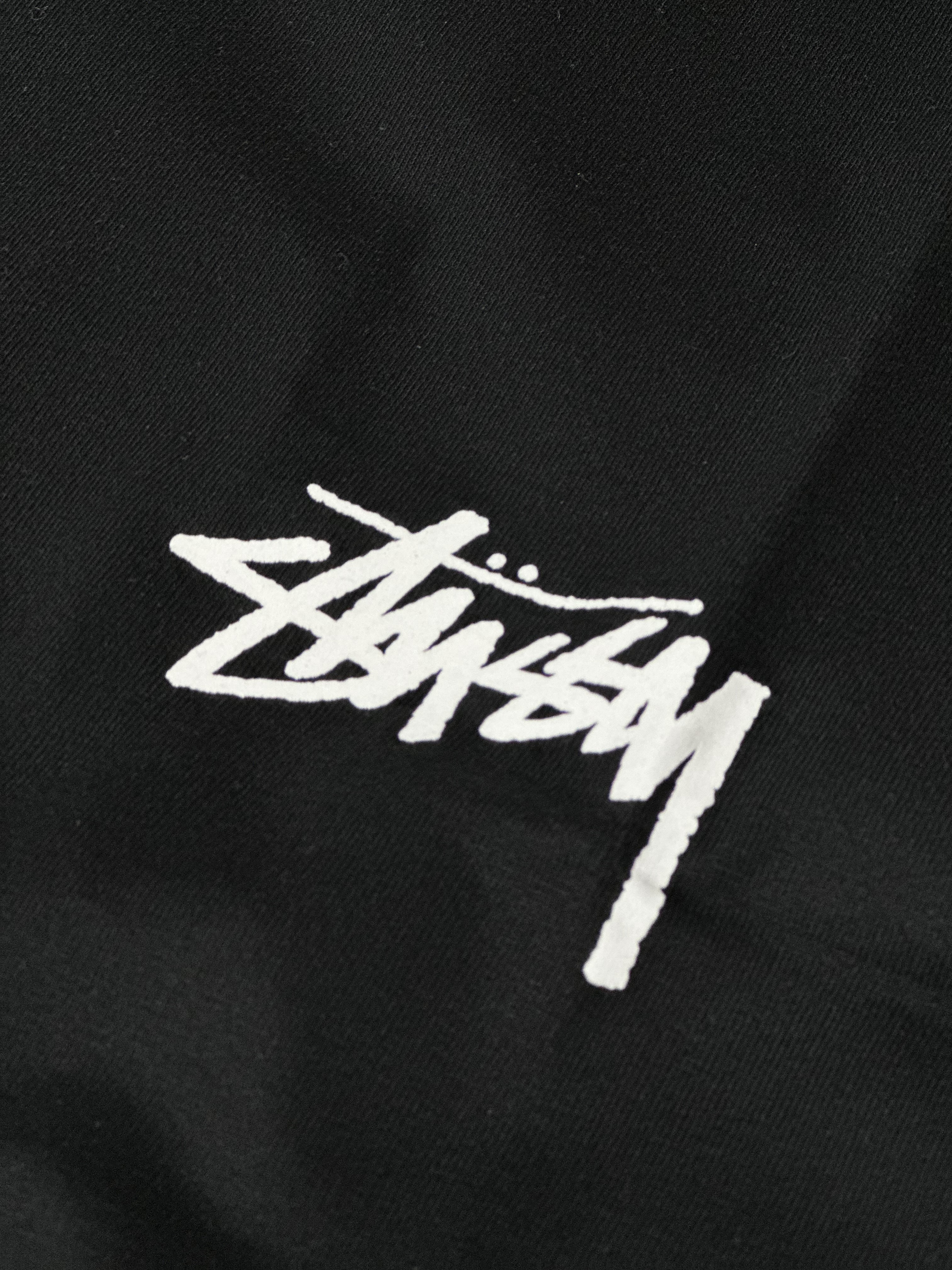 Stussy Plush T-Shirt Black 착용 스타일 - 2