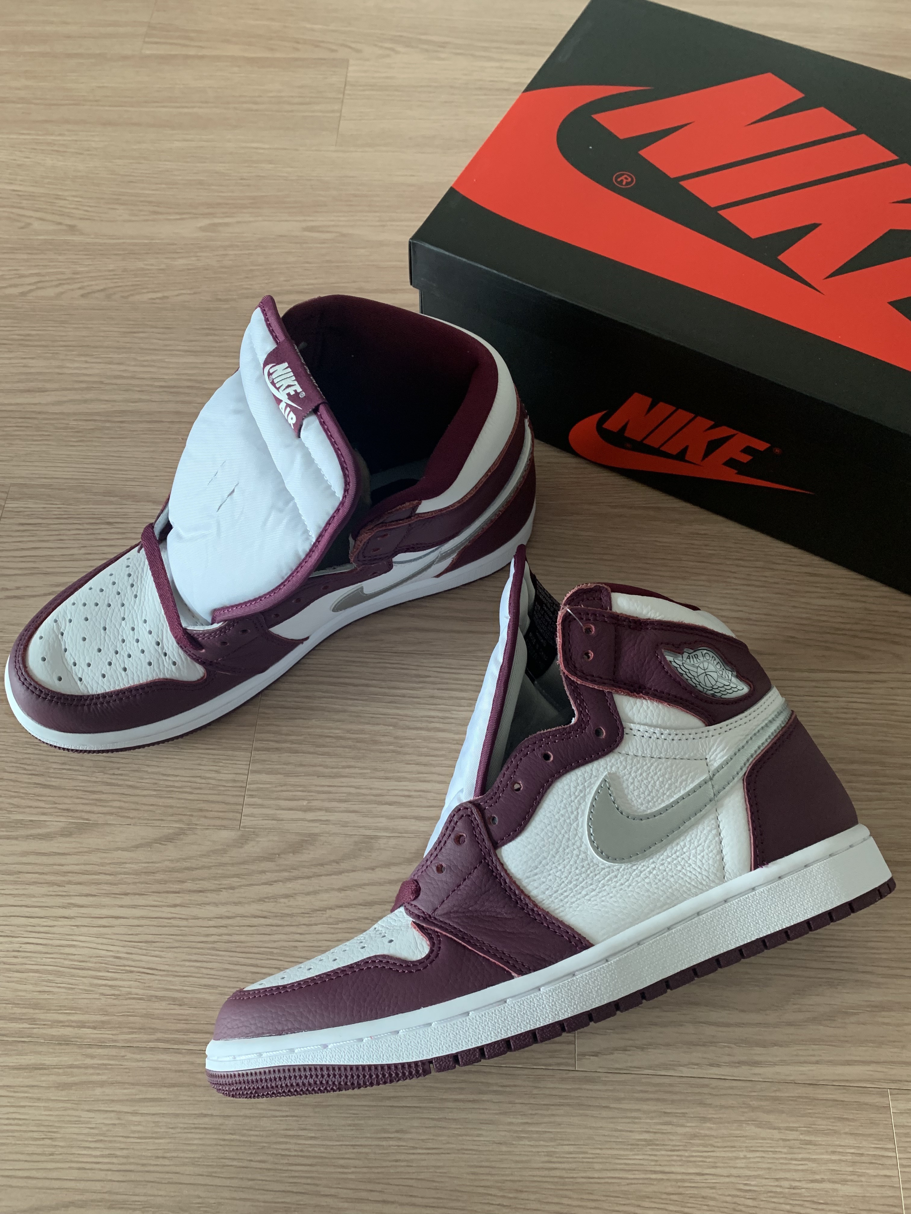 Jordan 1 Retro High OG Bordeaux 착용 스타일