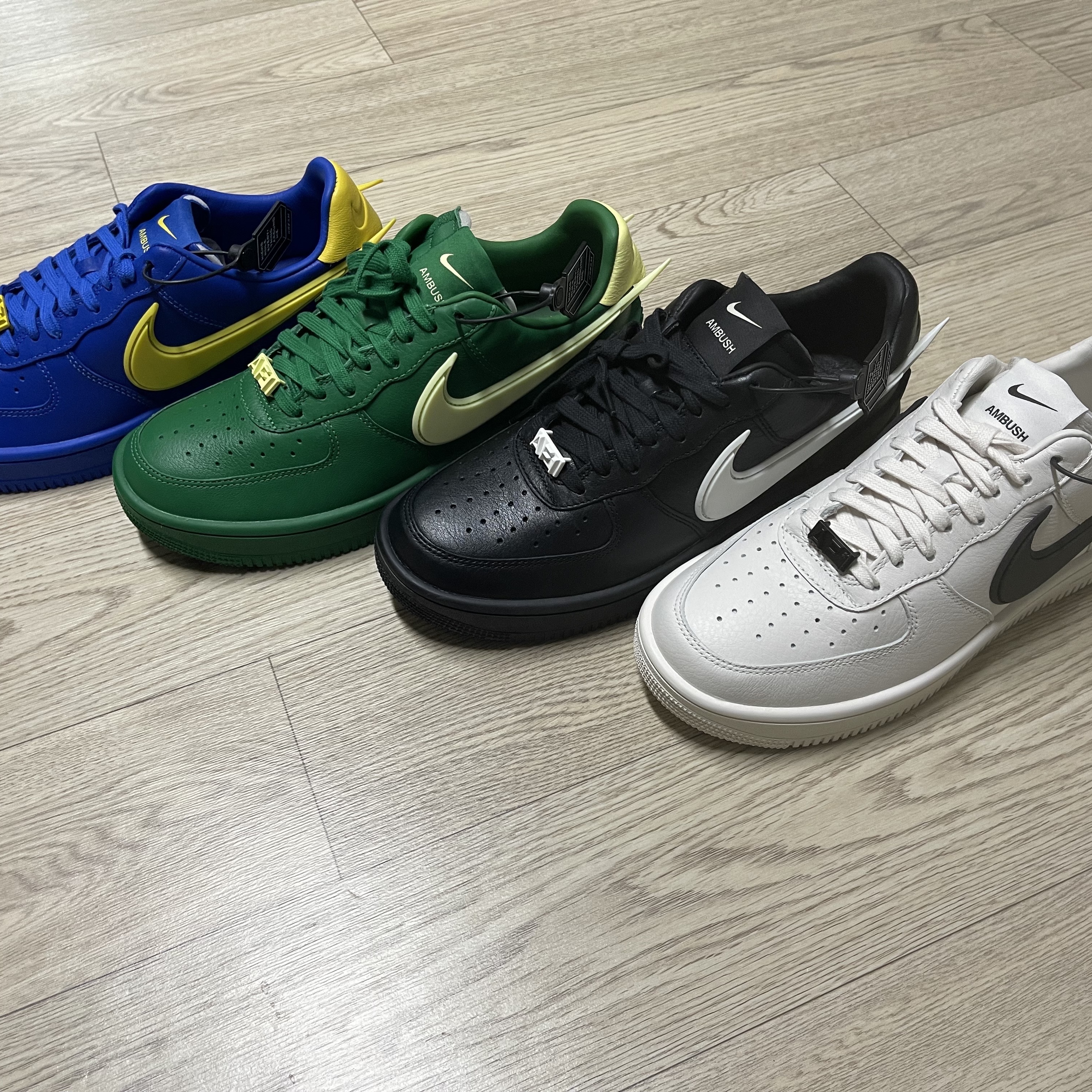 Nike x Ambush Air Force 1 Low SP Black, Nike x Ambush Air Force 1 Low SP Phantom 착용 스타일