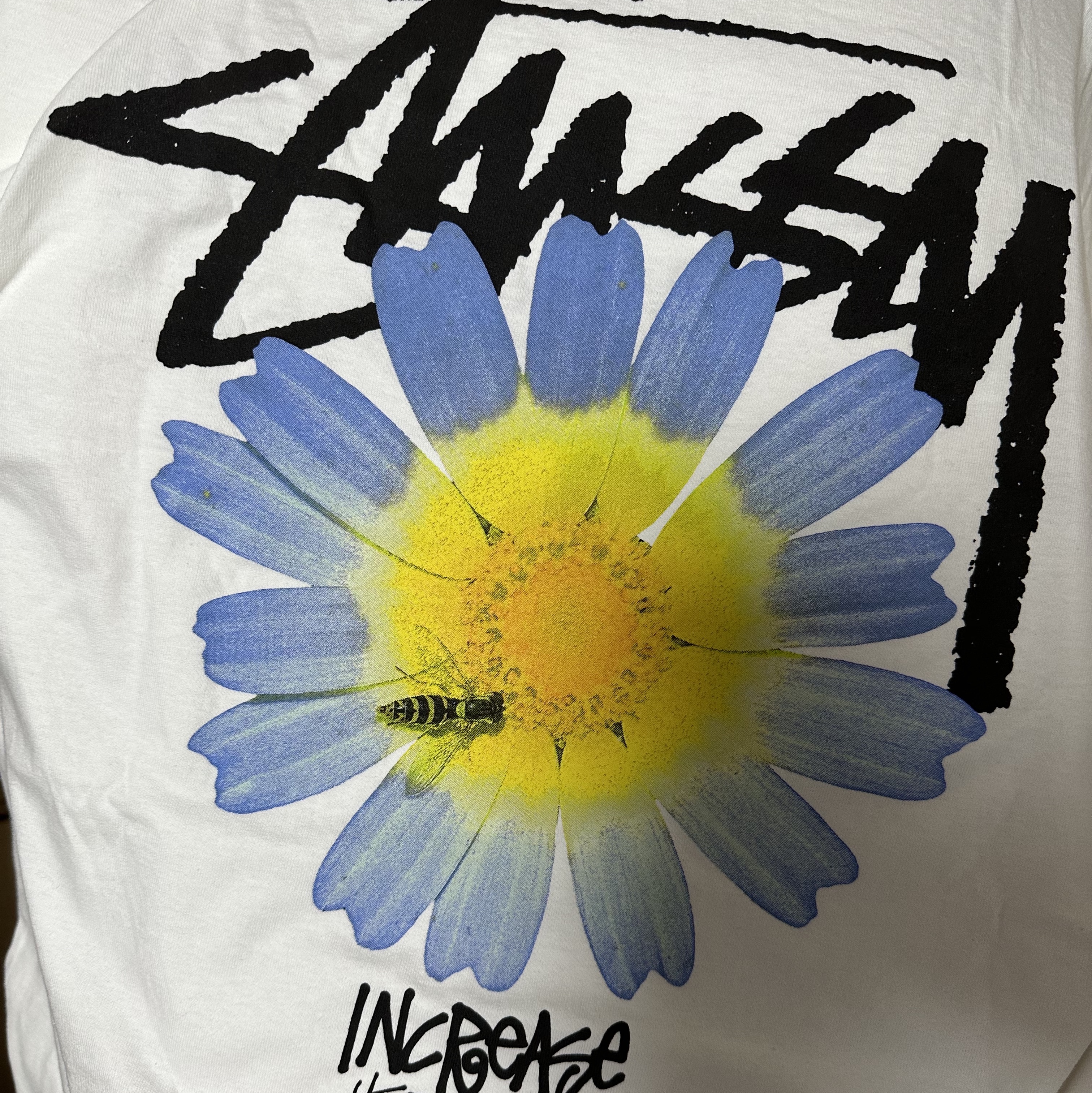 Stussy ITP Flower T-Shirt White 착용 스타일
