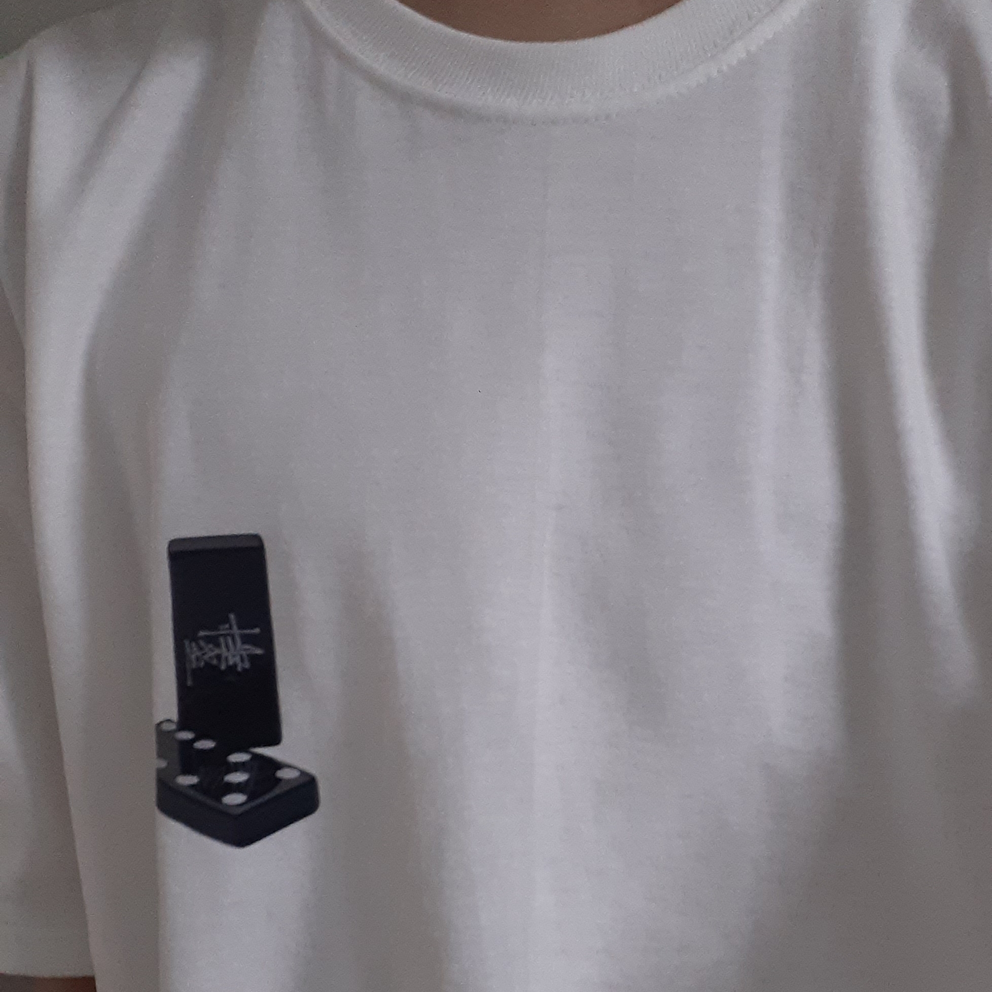 Stussy Dominoes T-Shirt White 착용 스타일
