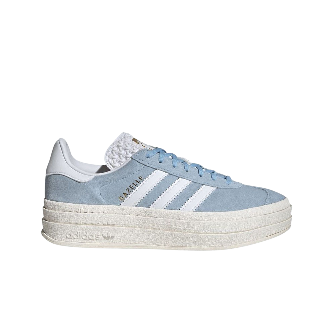 (W) 아디다스 가젤 볼드 클리어 스카이 화이트((W) Adidas Gazelle Bold Clear Sky White)