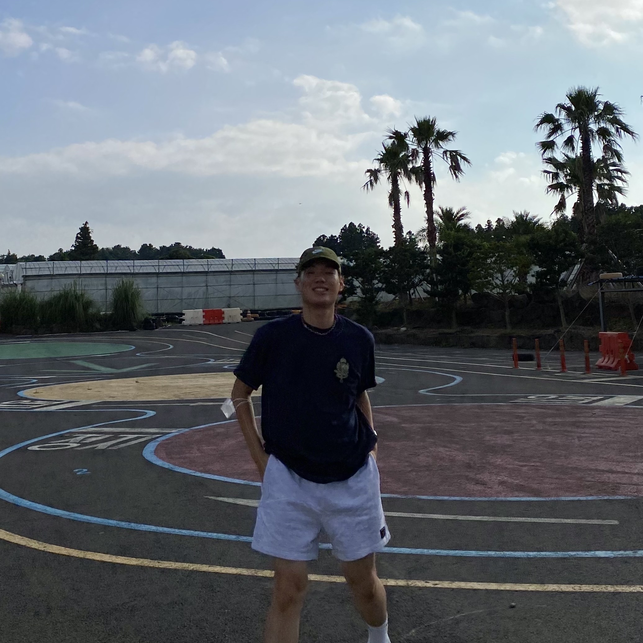 나이키 헤리티지 86 퓨추라 워시드 캡 러프 그린 착용 스타일 - 3