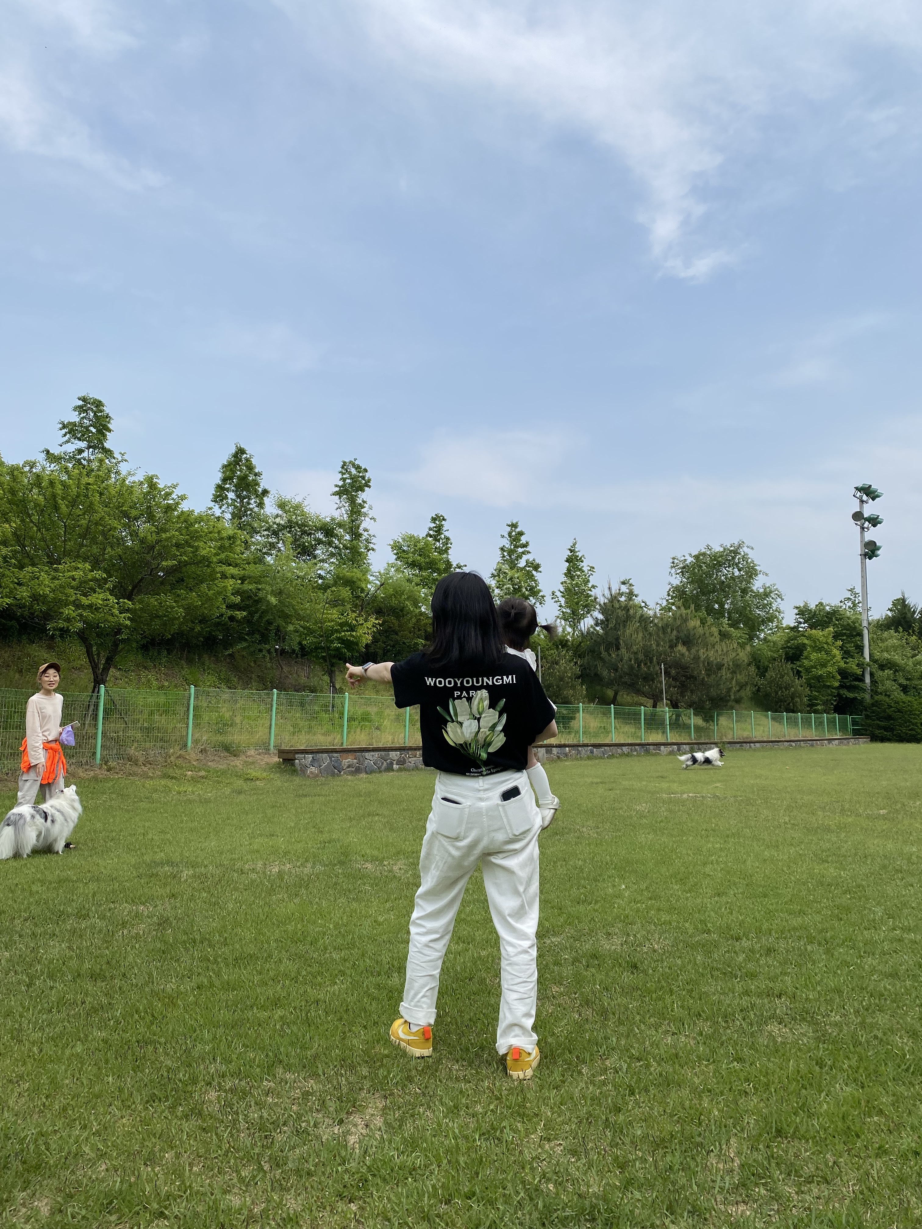 Nike x Tom Sachs General Purpose Shoe Archive, Wooyoungmi Flower Print Back Logo T-Shirt Black - 22SS 착용 스타일