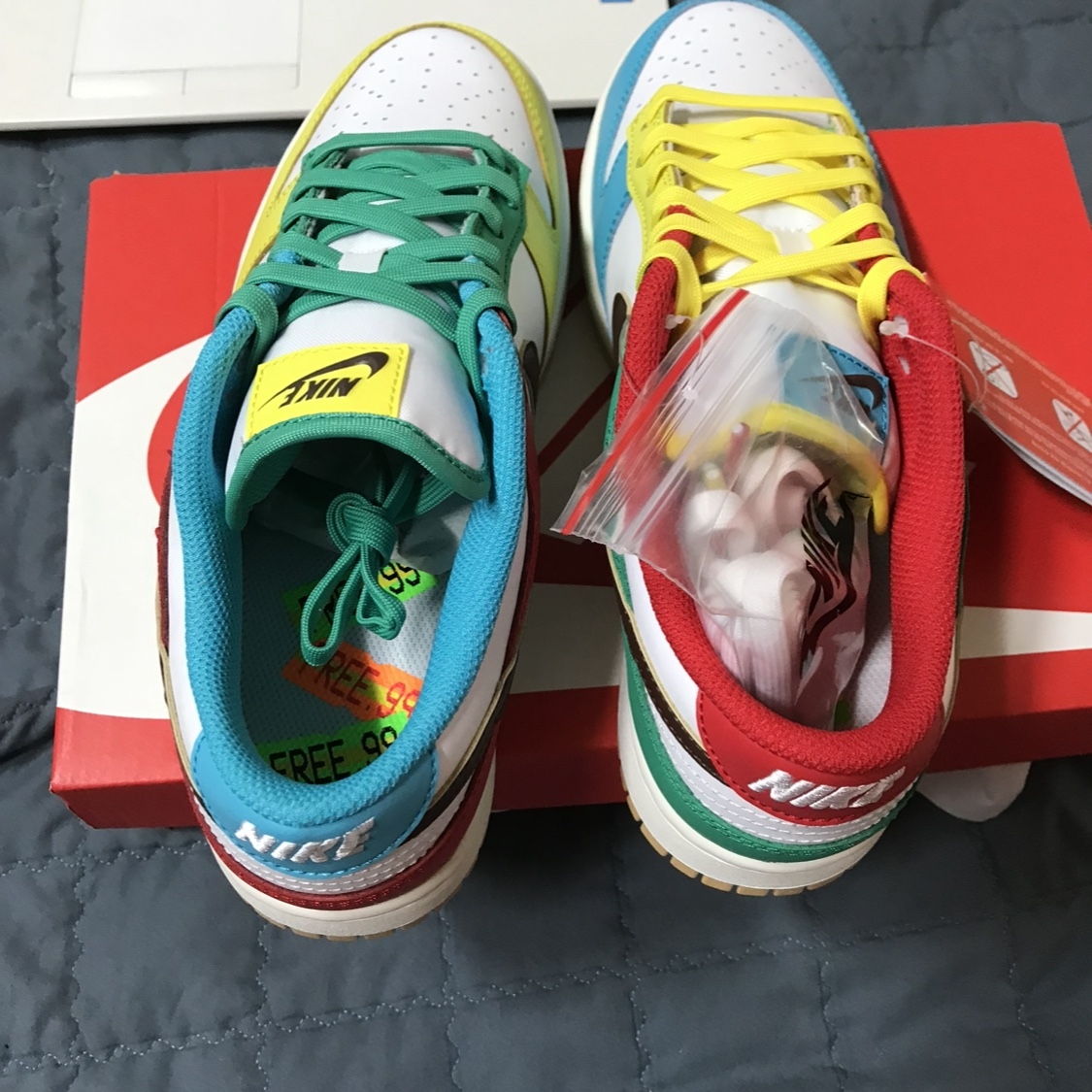Nike Dunk Low SE Free.99 White 착용 스타일