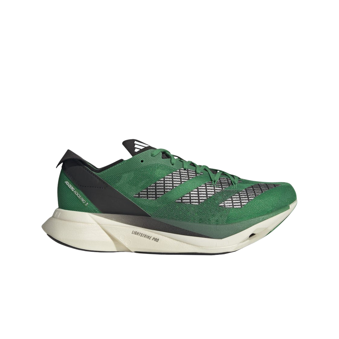 아디다스 아디제로 아디오스 프로 3 그린 코어 블랙(Adidas Adizero Adios Pro 3 Green Core Black)