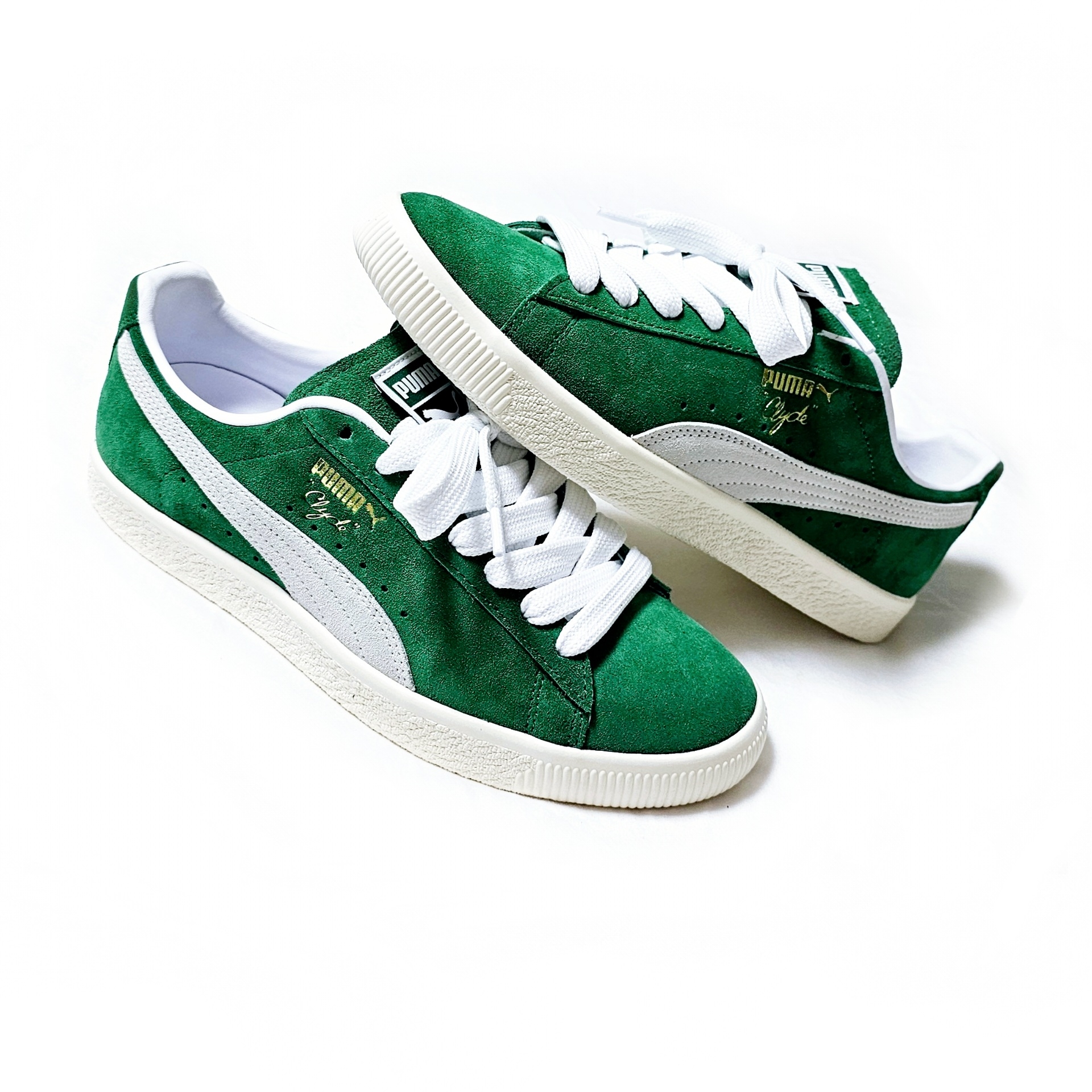 Puma Clyde OG Burdent Green 착용 스타일 - 5