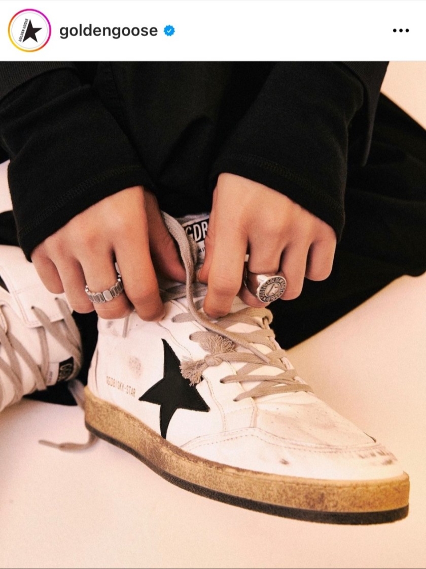 Scudo Vintage Square Ring 착용 스타일 - 1