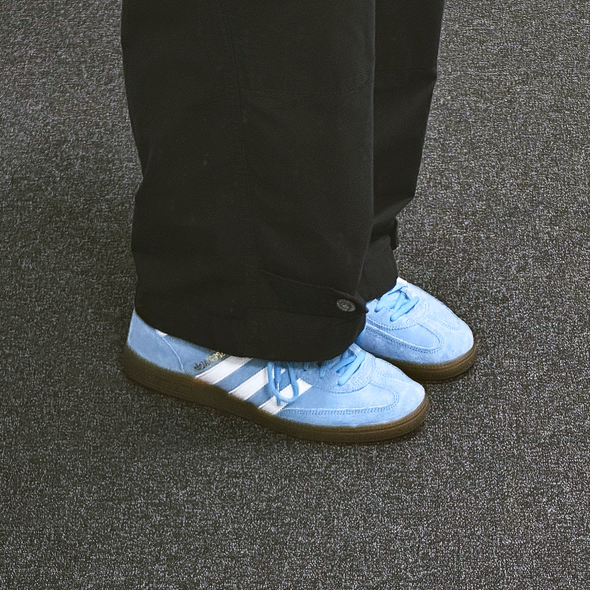 Adidas Spezial Handball Light Blue 착용 스타일 - 2