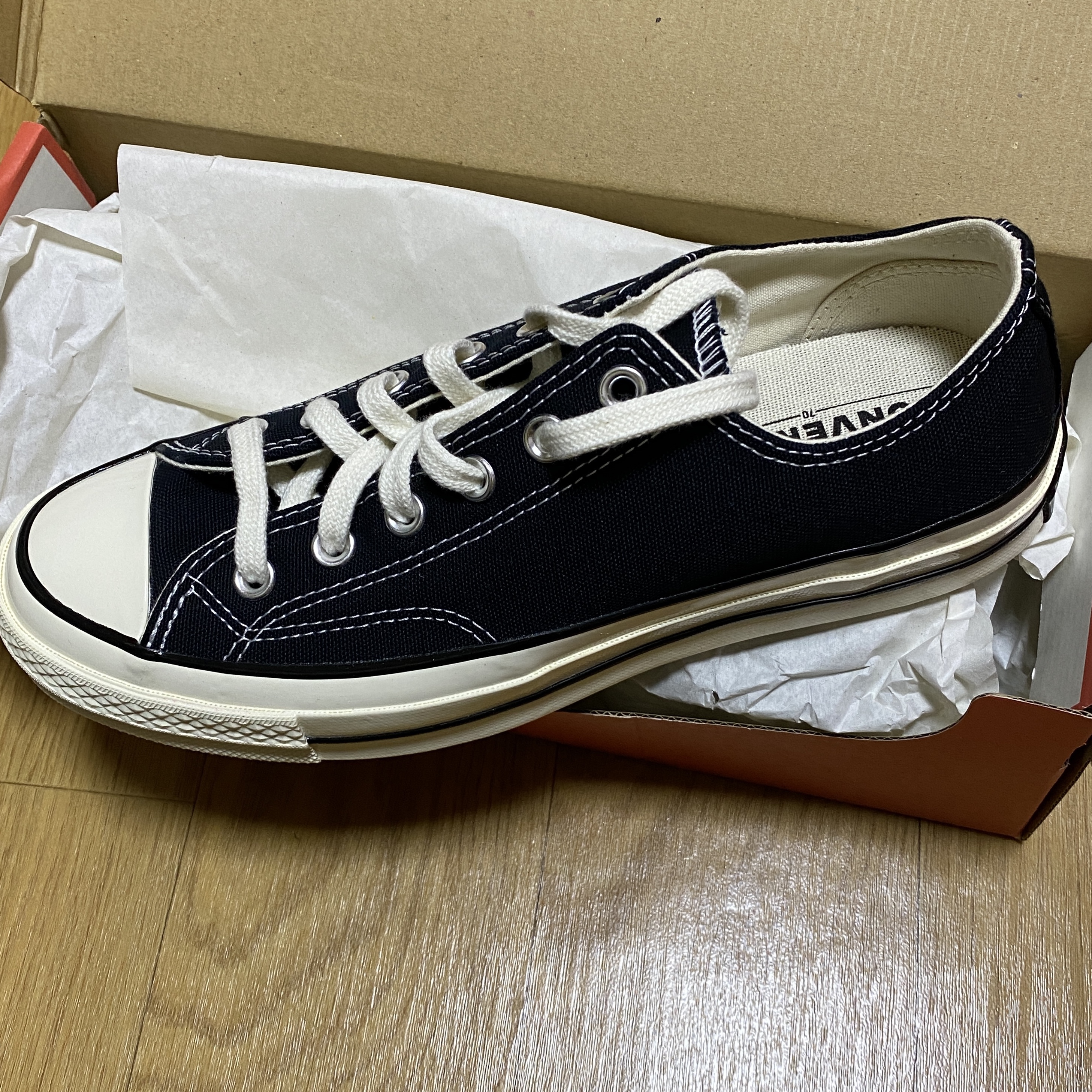 Converse Chuck 70 Ox Black - Standard 착용 스타일