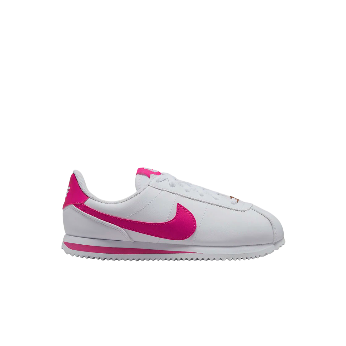 904764-109 (GS) Nike Cortez Basic SL White Pink Prime - 대표 이미지 #1