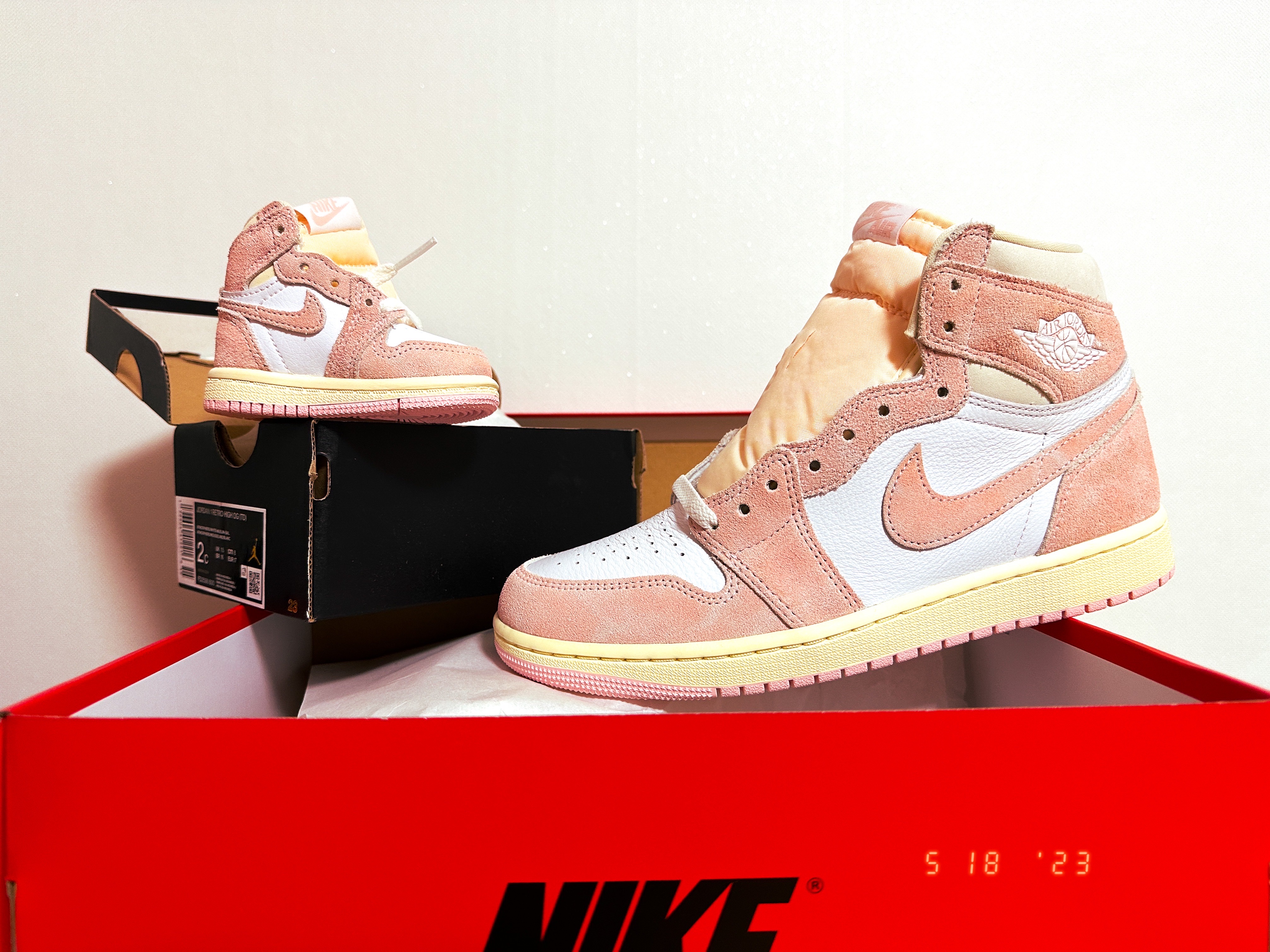 (W) Jordan 1 Retro High OG Coconut Milk and Sail, (TD) Jordan 1 Retro High OG Coconut Milk and Sail 착용 스타일