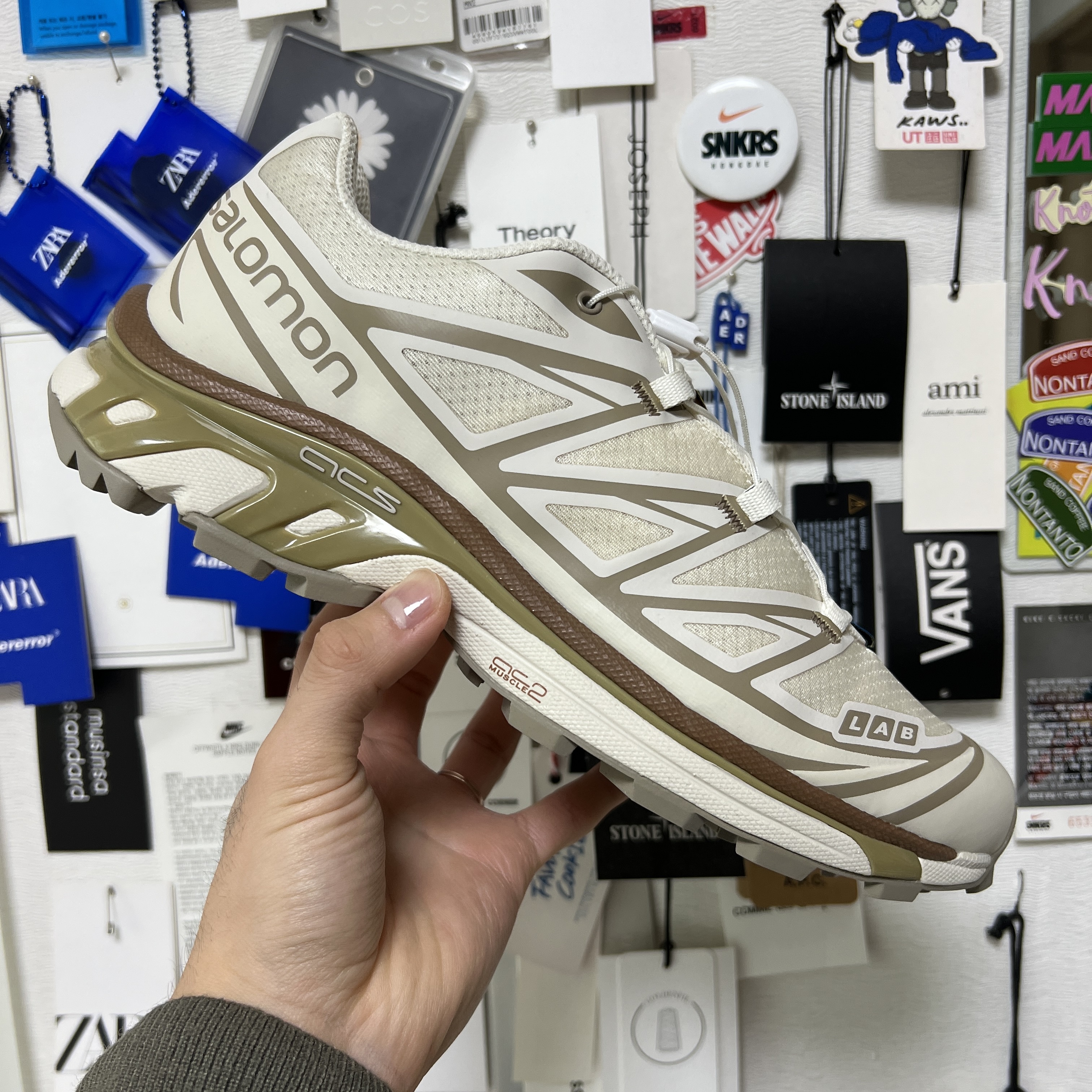Salomon XT-6 Turtledove 착용 스타일