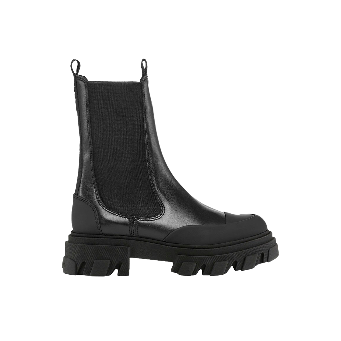 가니 미드 첼시 부츠 블랙(Ganni Mid Chelsea Boots Black)