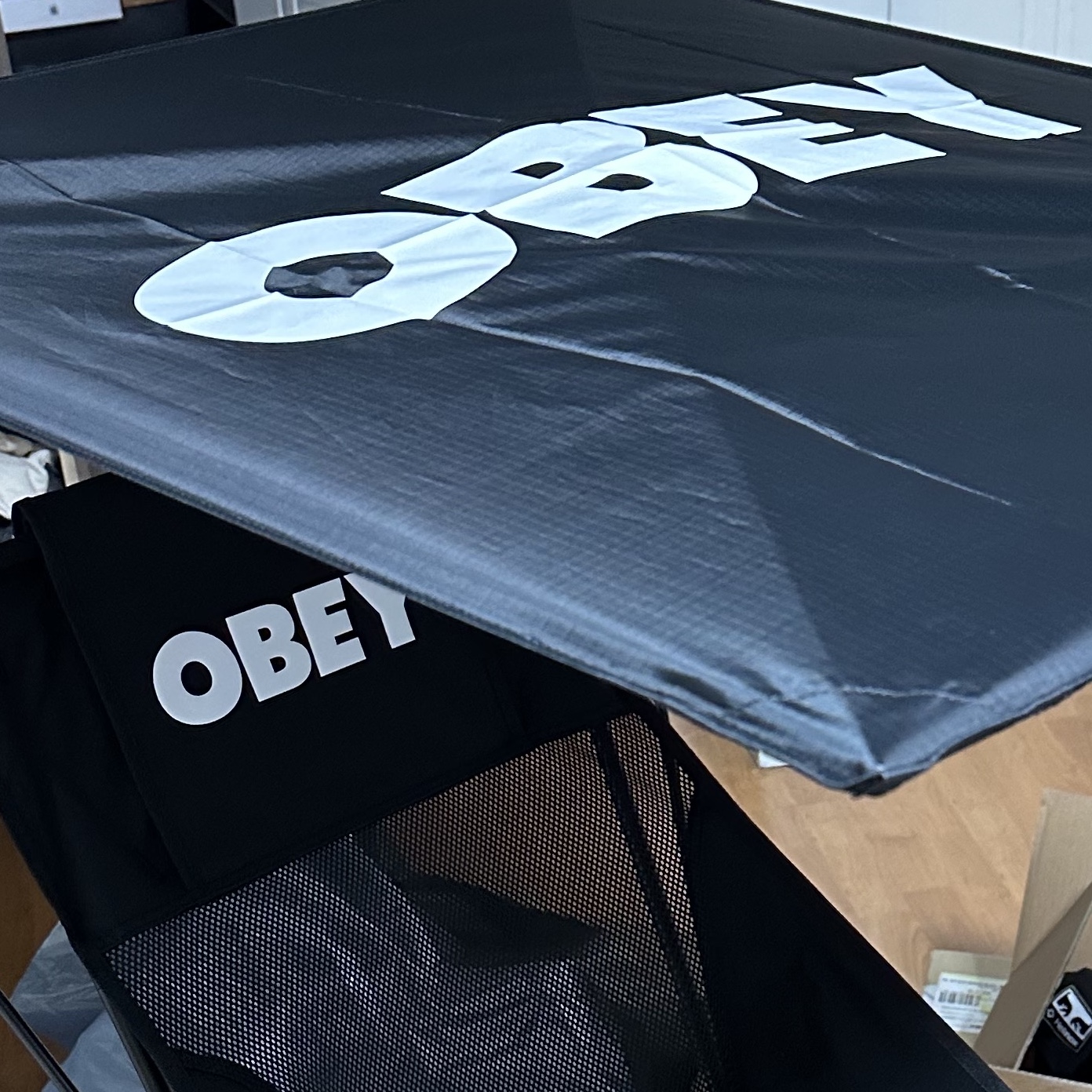 Helinox x Obey Personal Shade Black (Without Frame) 착용 스타일