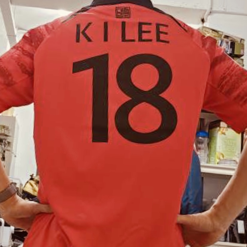Nike Korea Dri-Fit Stadium Home SS Jersey Global Red - Asia (Non Marking Ver.) 착용 스타일