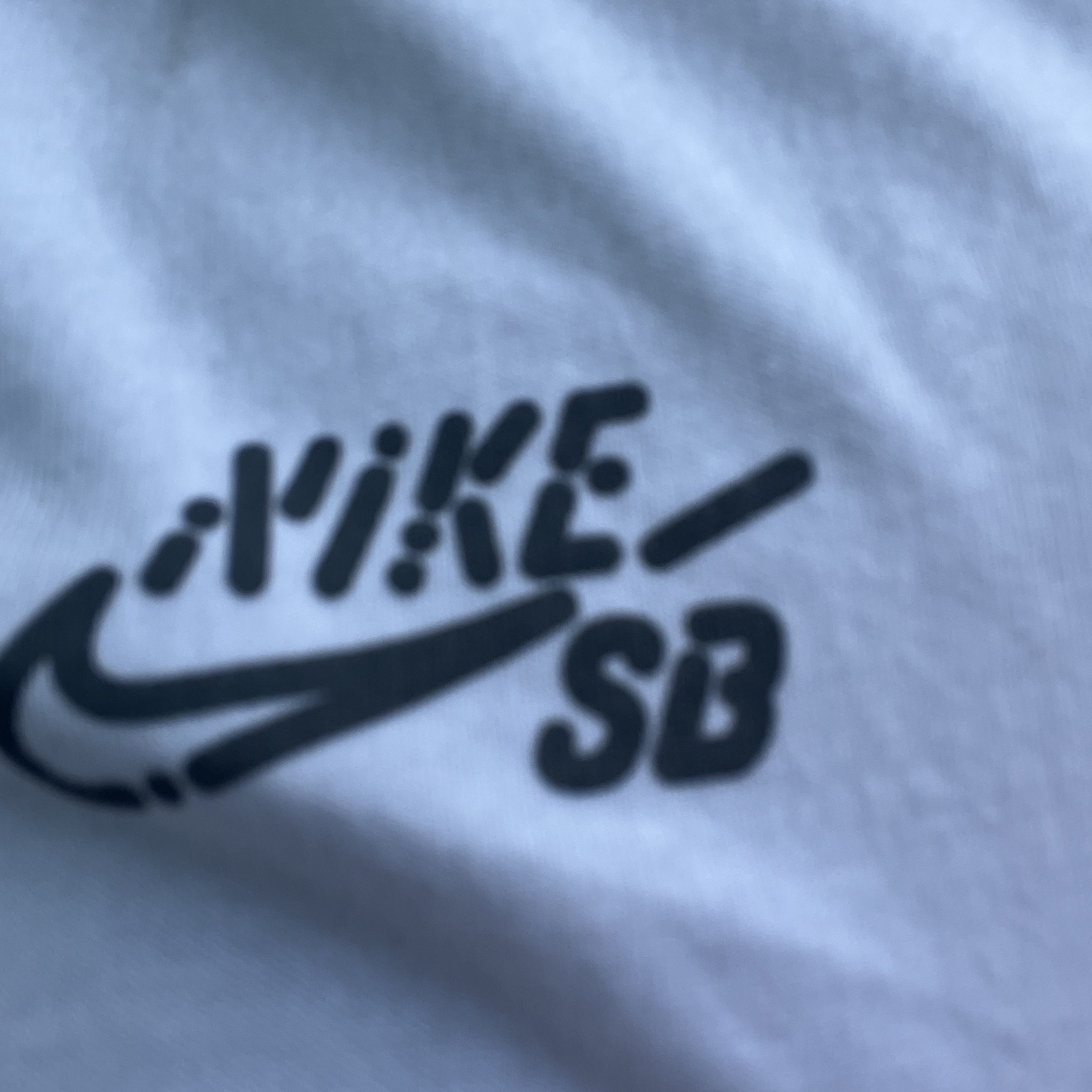 Nike SB Logo Skateboarding T-Shirt White - US/EU 착용 스타일
