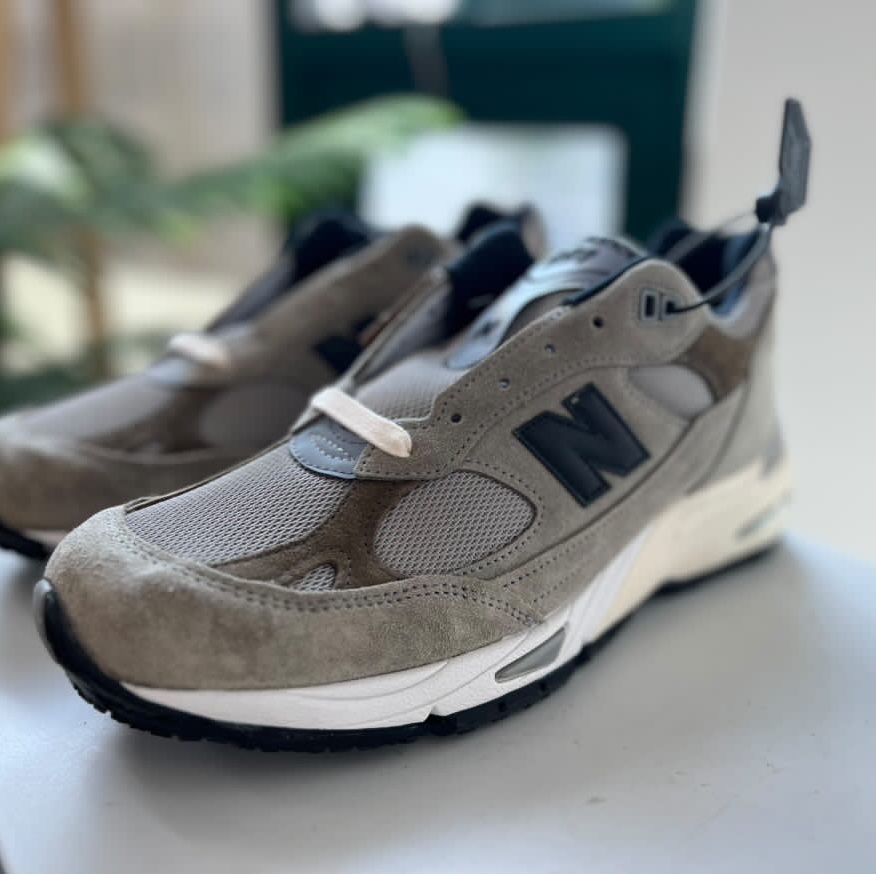 New Balance x JJJJound 991 Made in UK Grey 착용 스타일 - 1
